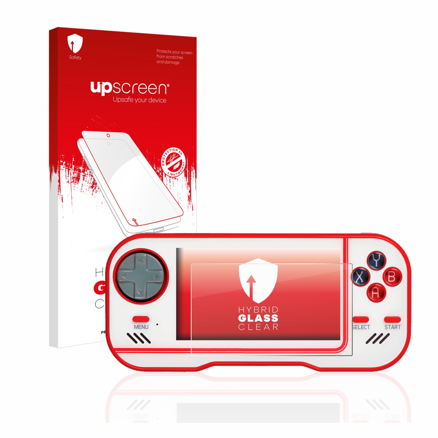 čirá skleněná fólie upscreen Hybrid Glas pro Blaze Evercade