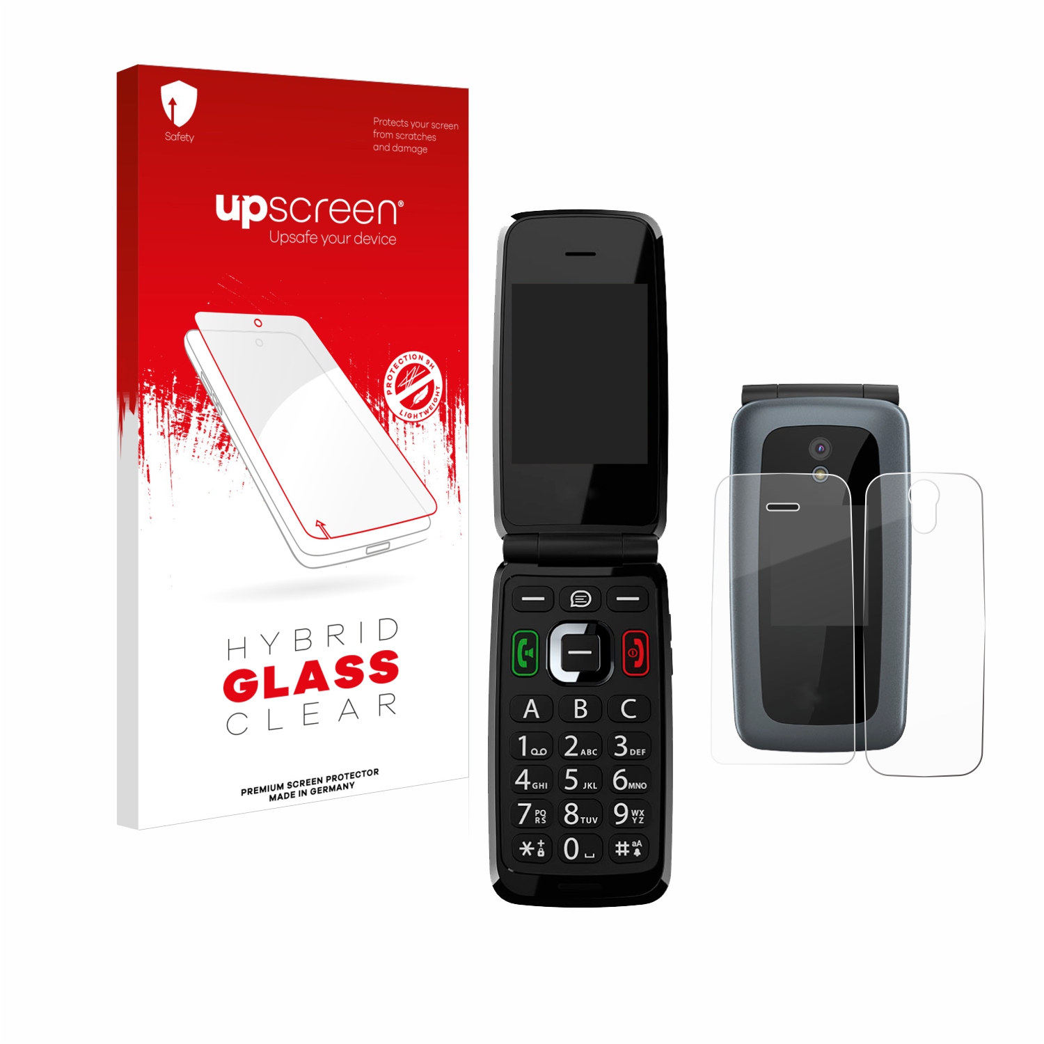 čirá skleněná fólie upscreen Hybrid Glas pro Gigaset GL7