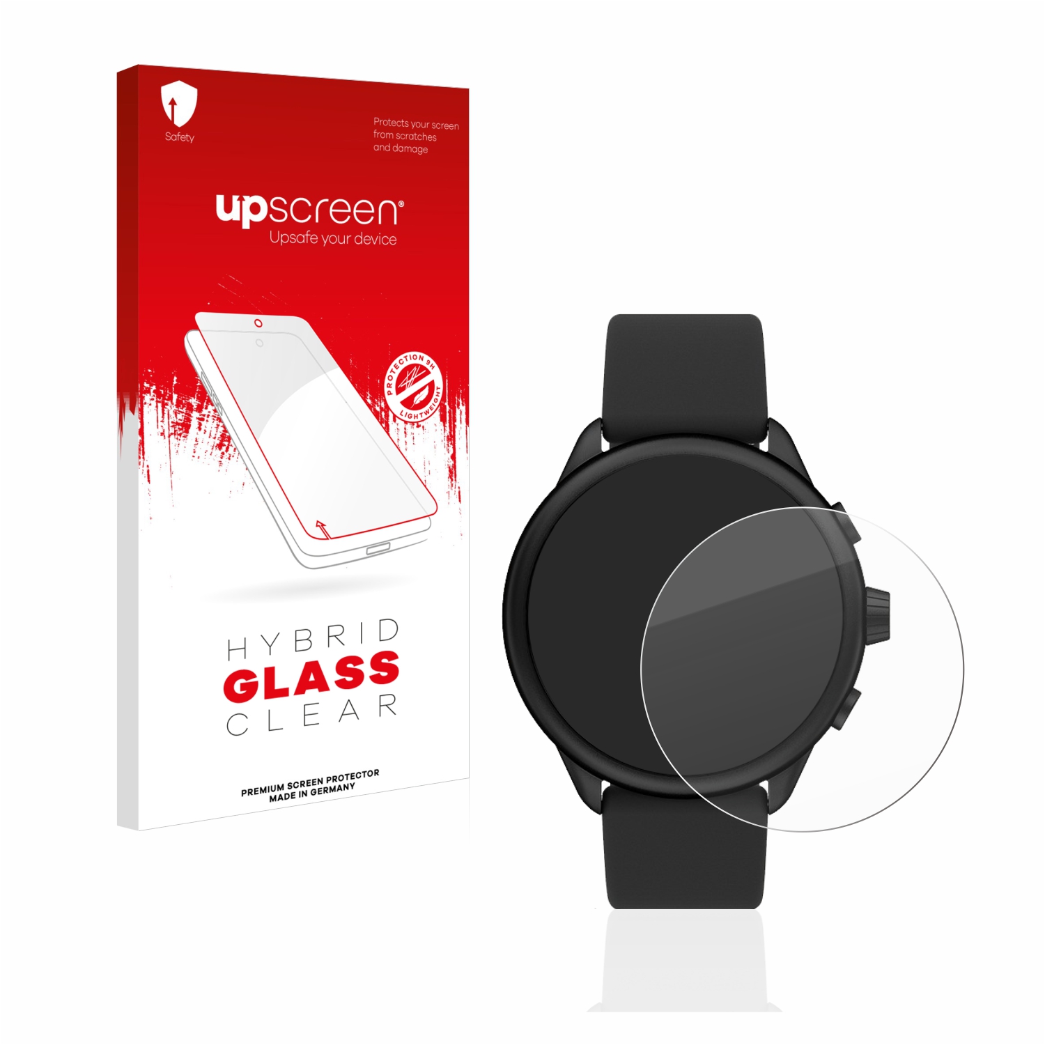 čirá skleněná fólie upscreen Hybrid Glas pro Fossil Smartwatch Wellness (Gen 6) Hybrid