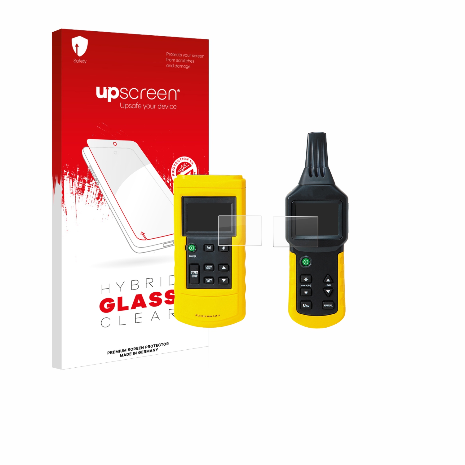 čirá skleněná fólie upscreen Hybrid Glas pro Chauvin Arnoux 6681 LOCAT-N (lokátor linek)