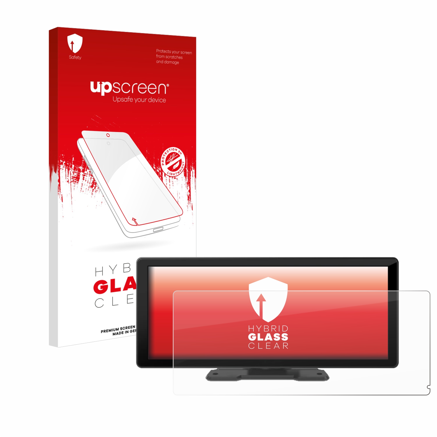 čirá skleněná fólie upscreen Hybrid Glas pro Carpuride W103 10.3