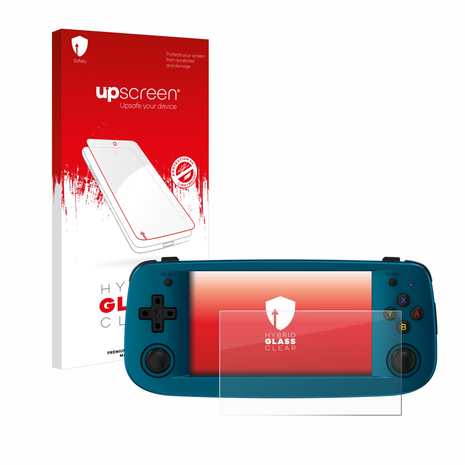 čirá skleněná fólie upscreen Hybrid Glas pro Anbernic RG503