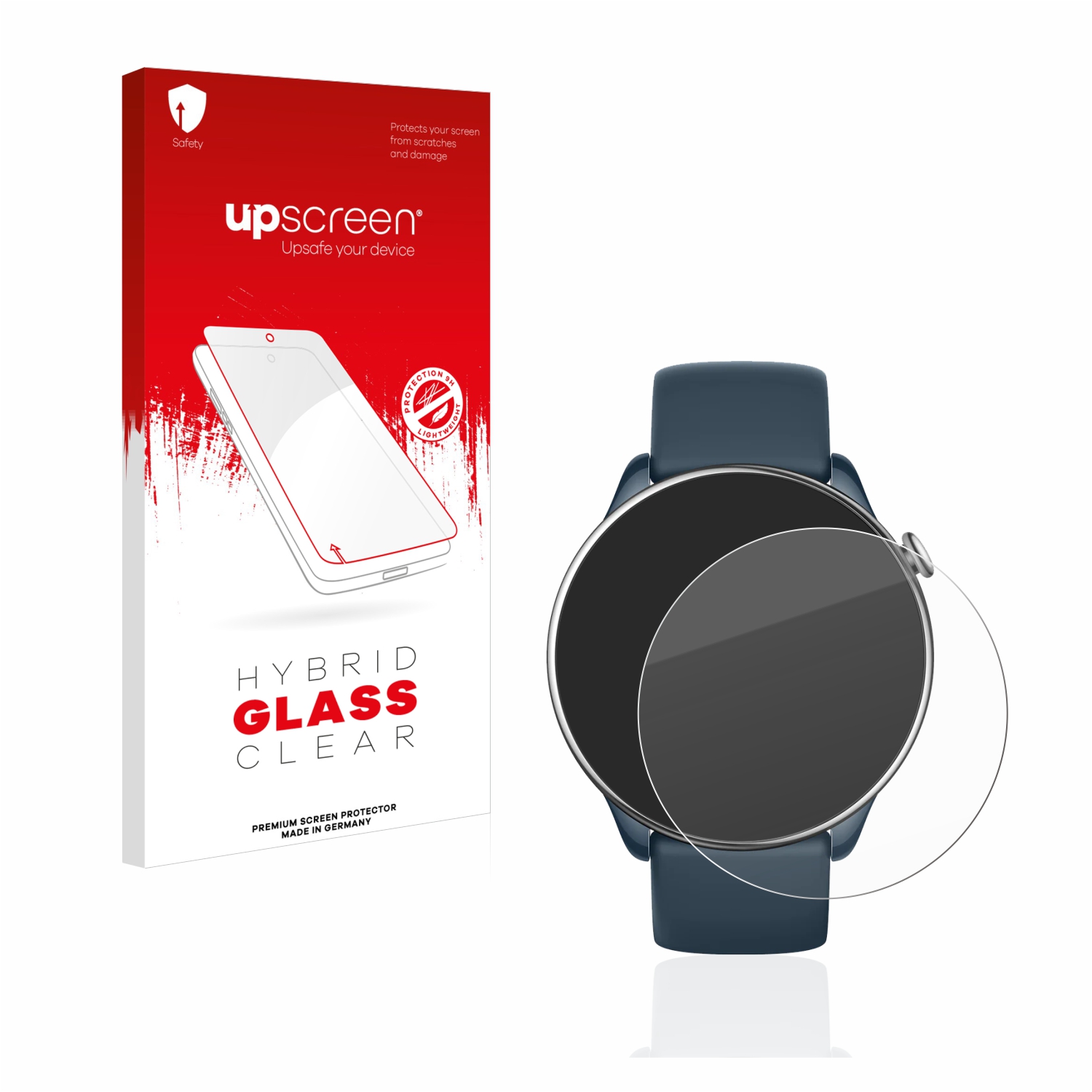 čirá skleněná fólie upscreen Hybrid Glas pro Huami Amazfit GTR Mini