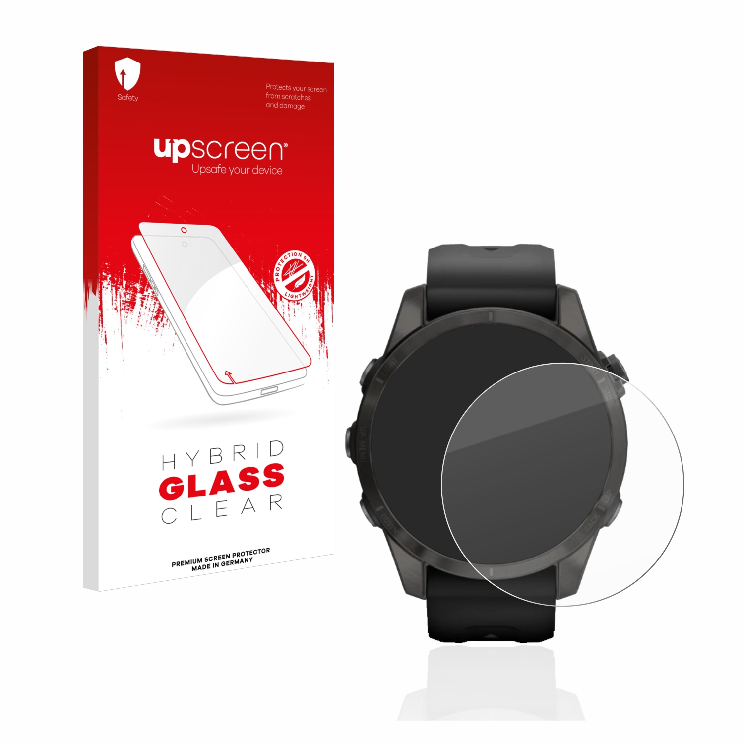 čirá skleněná fólie upscreen Hybrid Glas pro Garmin Epix Pro (Gen 2) (42 mm)
