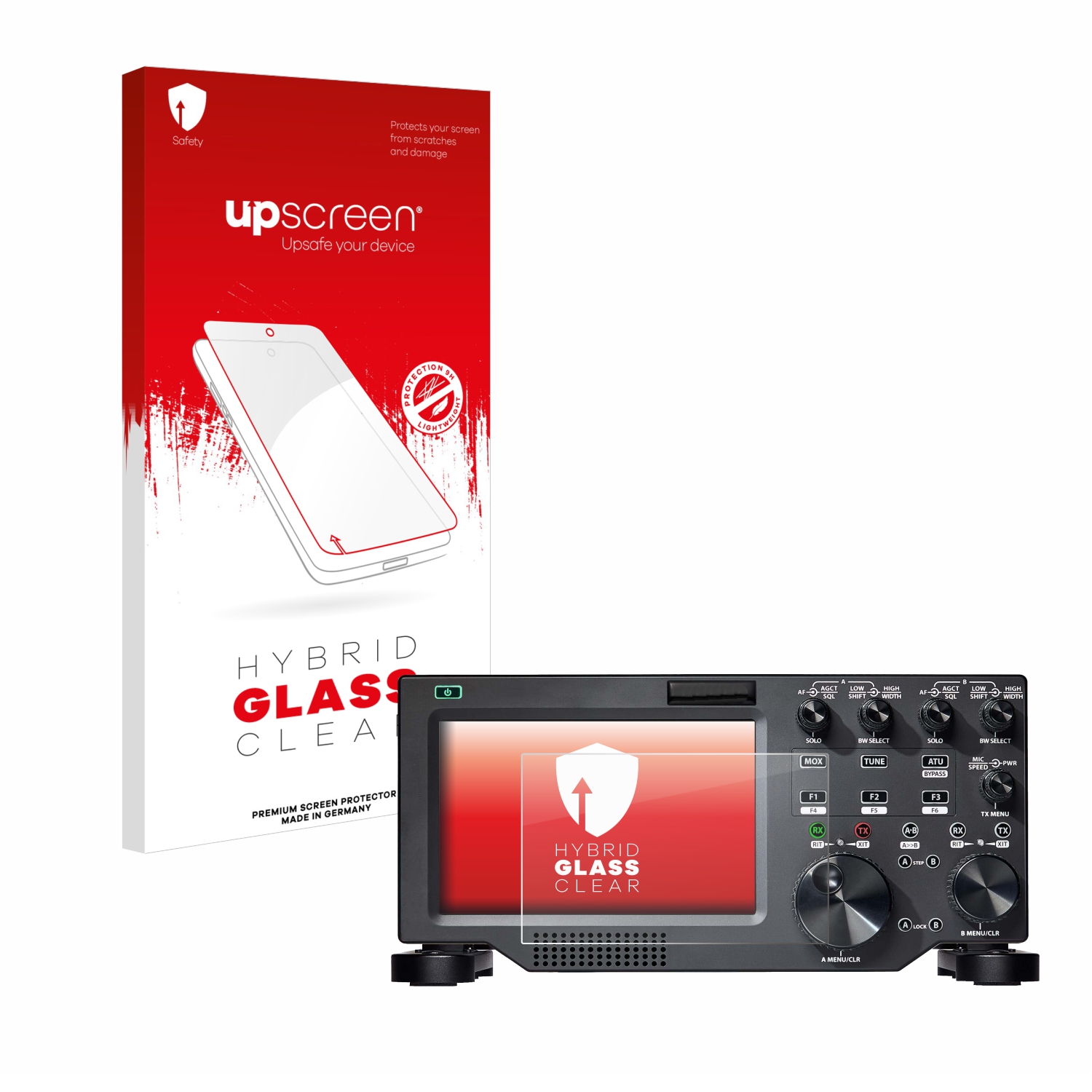čirá skleněná fólie upscreen Hybrid Glas pro FlexRadio Maestro FLEX-6000