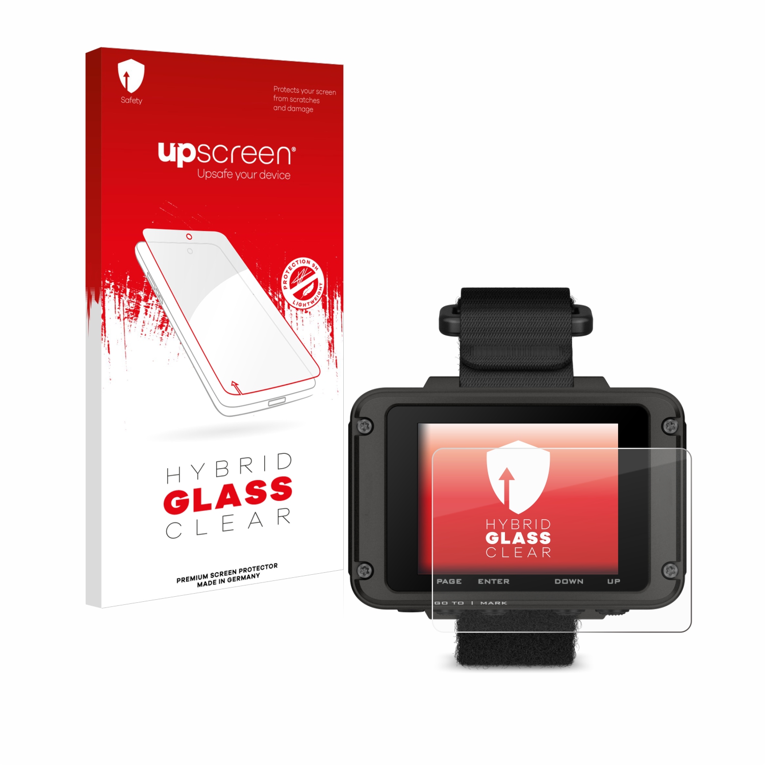 čirá skleněná fólie upscreen Hybrid Glas pro Garmin Foretrex 801