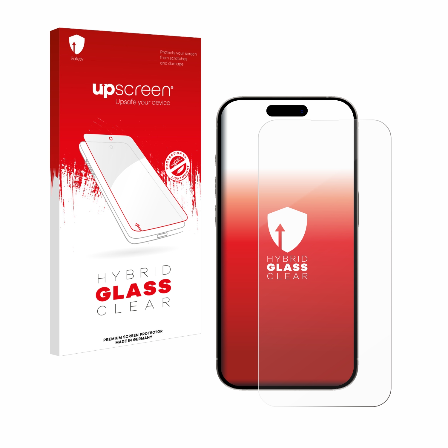 čirá skleněná fólie upscreen Hybrid Glas pro Apple iPhone 15 Pro Max