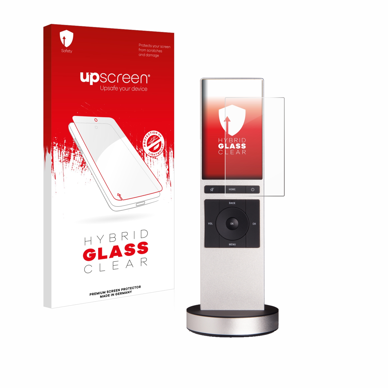 čirá skleněná fólie upscreen Hybrid Glas pro Control 4 Neeo Remote NE-RMT
