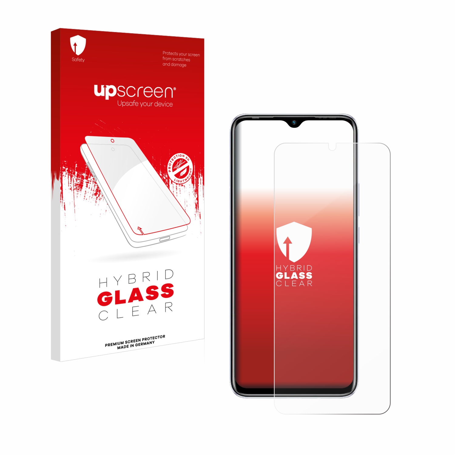 čirá skleněná fólie upscreen Hybrid Glas pro Infinix Hot 10 Play