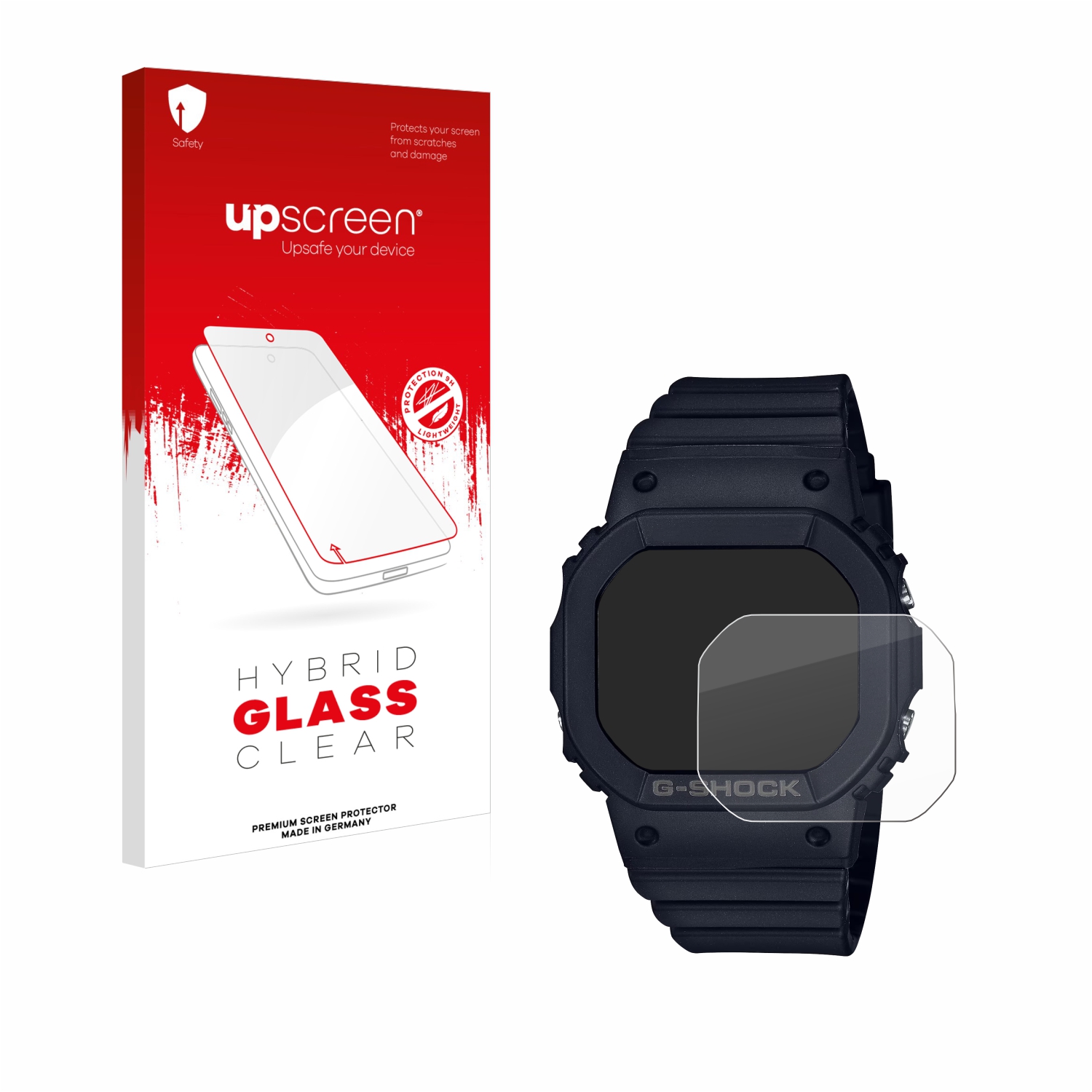 čirá skleněná fólie upscreen Hybrid Glas pro Casio G-Shock GMD-S5600