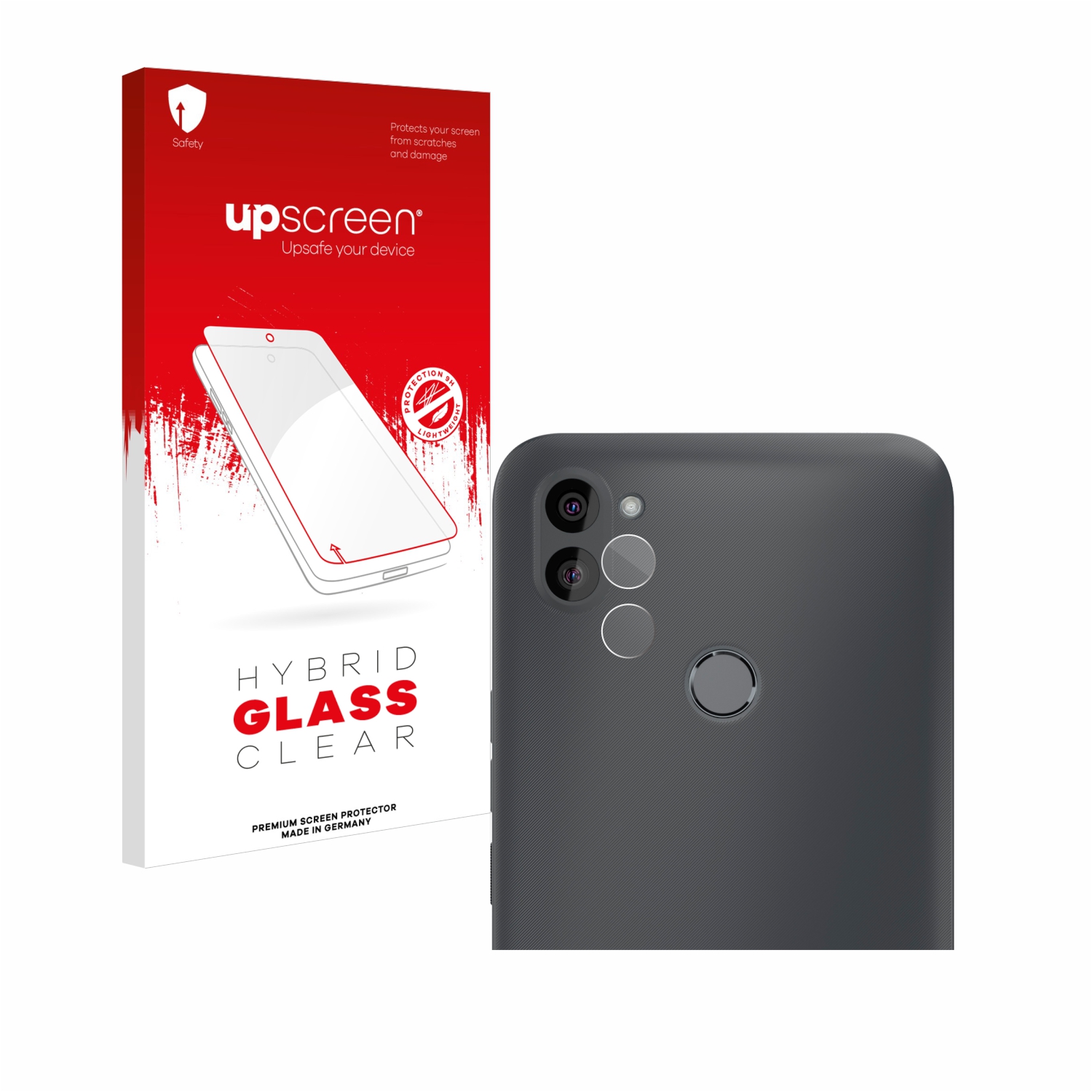 čirá skleněná fólie upscreen Hybrid Glas pro Gigaset GS5 Lite (displej+Kamera)