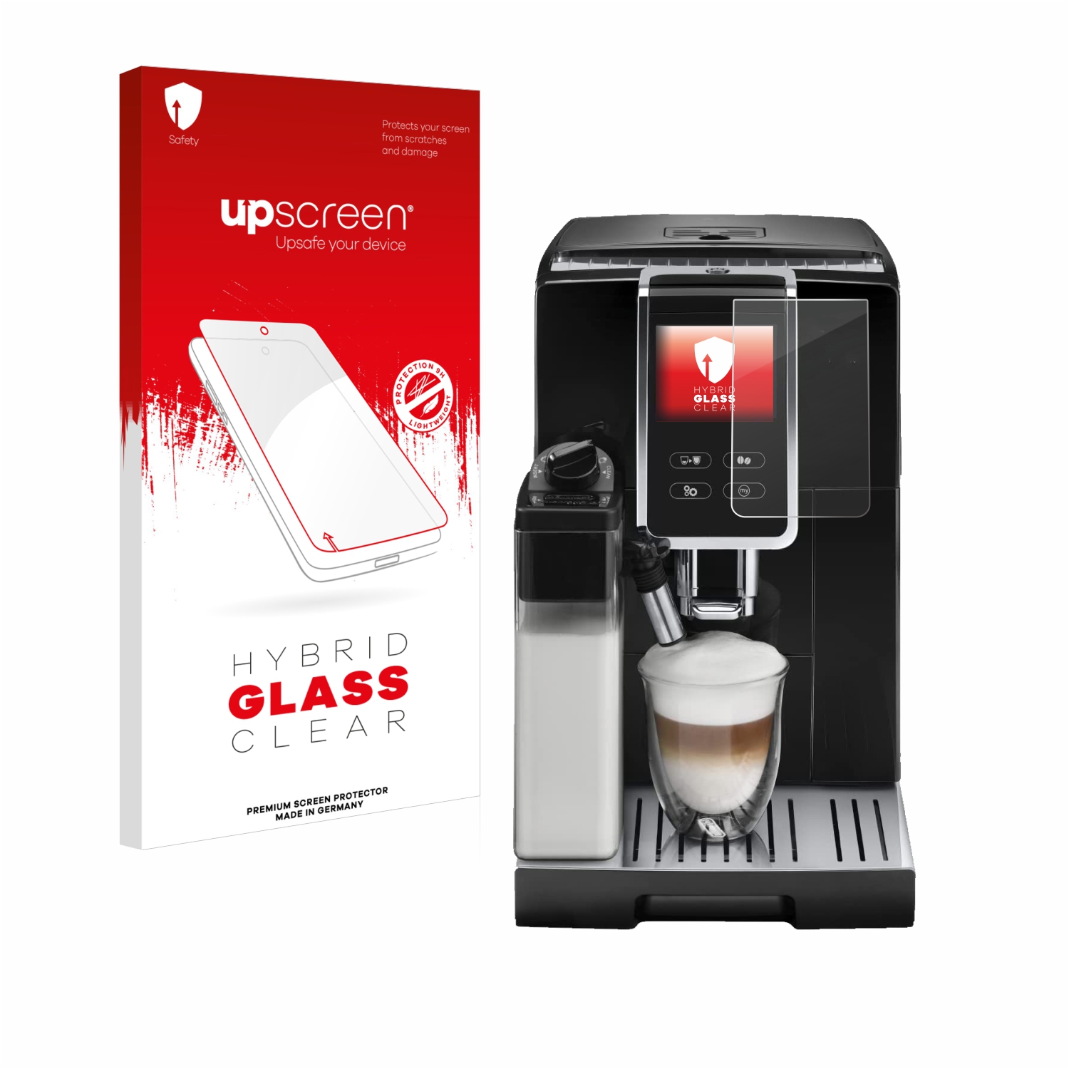 čirá skleněná fólie upscreen Hybrid Glas pro DeLonghi Dinamica Plus ECAM370.70.B