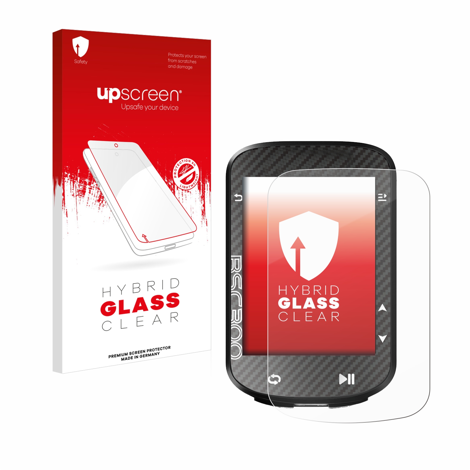 čirá skleněná fólie upscreen Hybrid Glas pro igpsport BSC300
