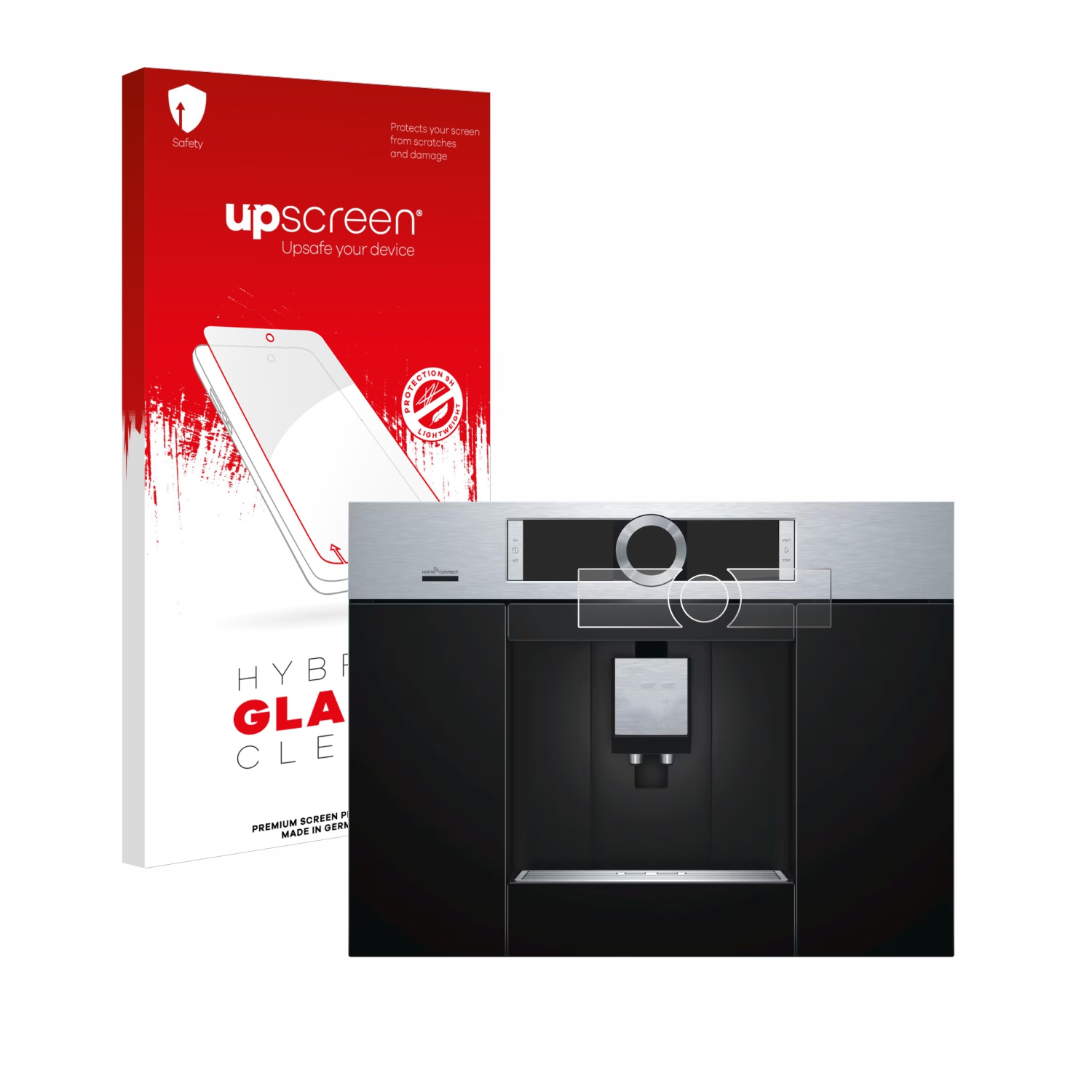čirá skleněná fólie upscreen Hybrid Glas pro Bosch Serie 8 CTL636ES6