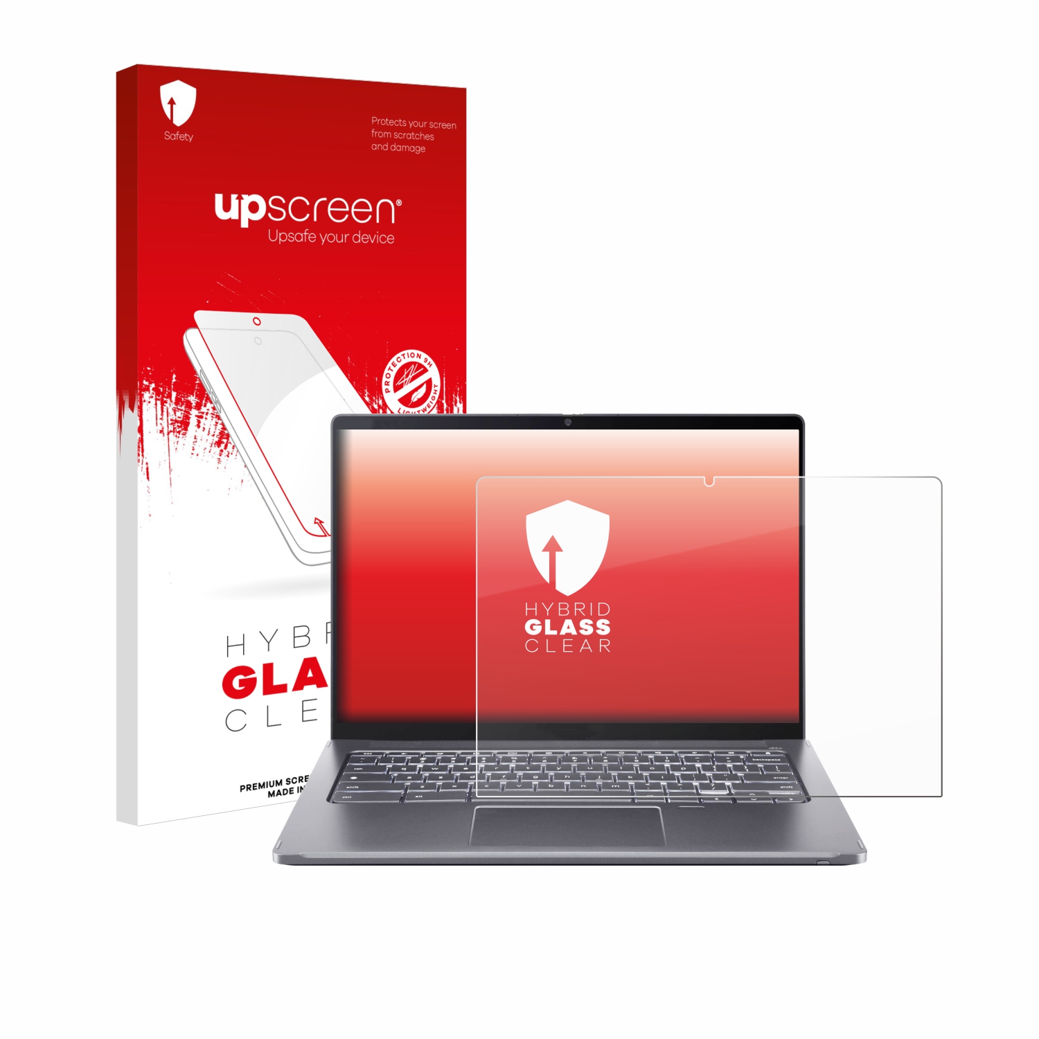 čirá skleněná fólie upscreen Hybrid Glas pro Acer Chromebook Spin 714