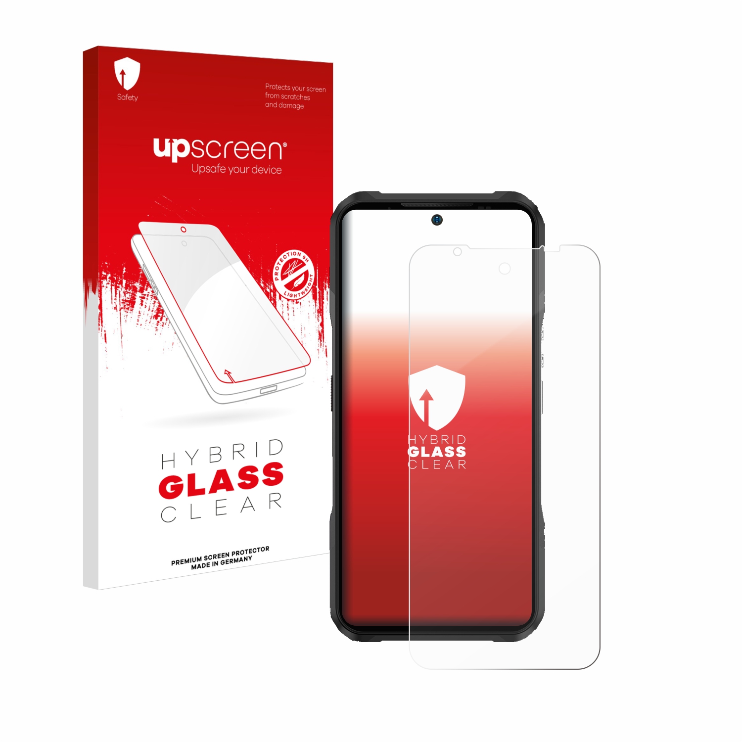 čirá skleněná fólie upscreen Hybrid Glas pro Doogee V20 Pro