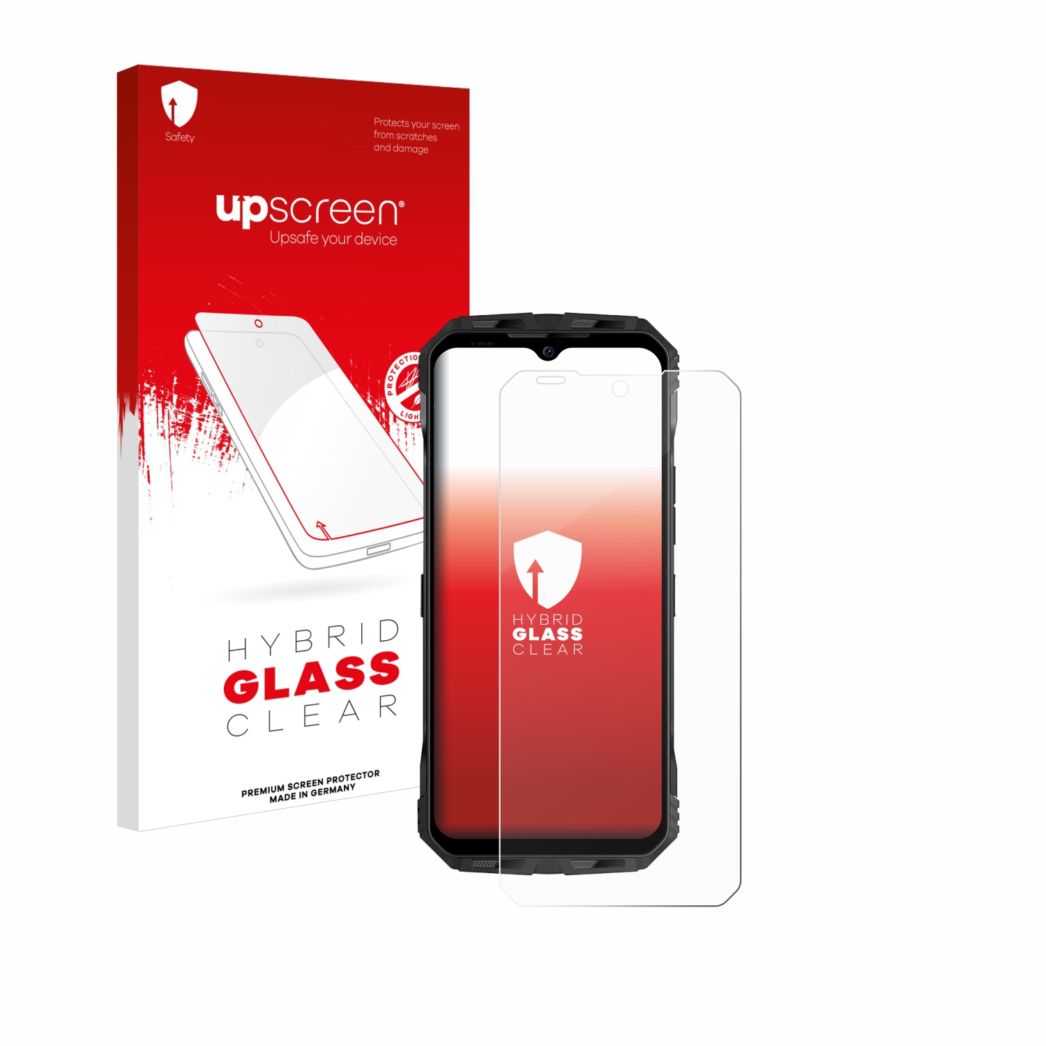 čirá skleněná fólie upscreen Hybrid Glas pro Doogee V30T