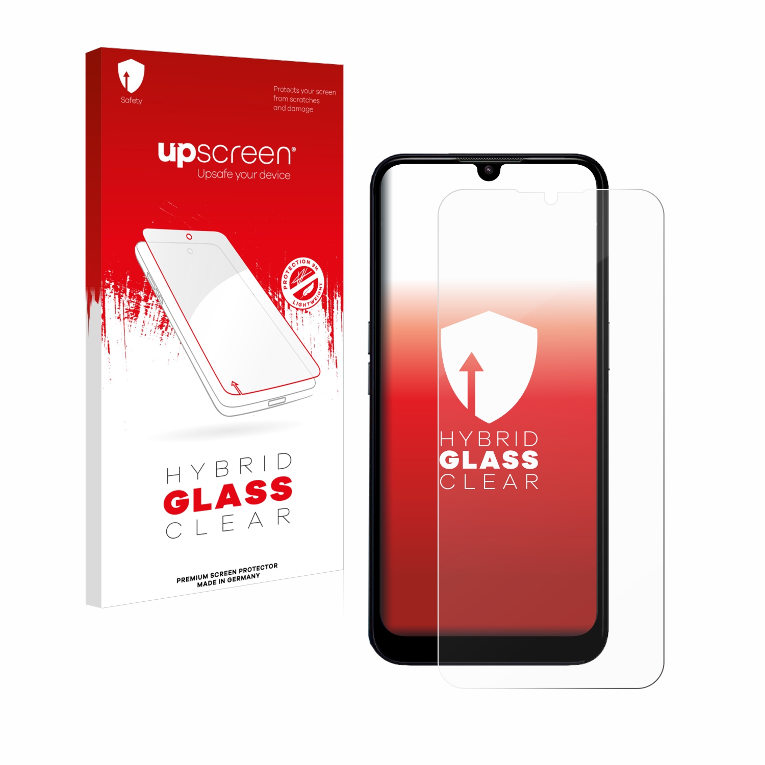 čirá skleněná fólie upscreen Hybrid Glas pro Doro 8200