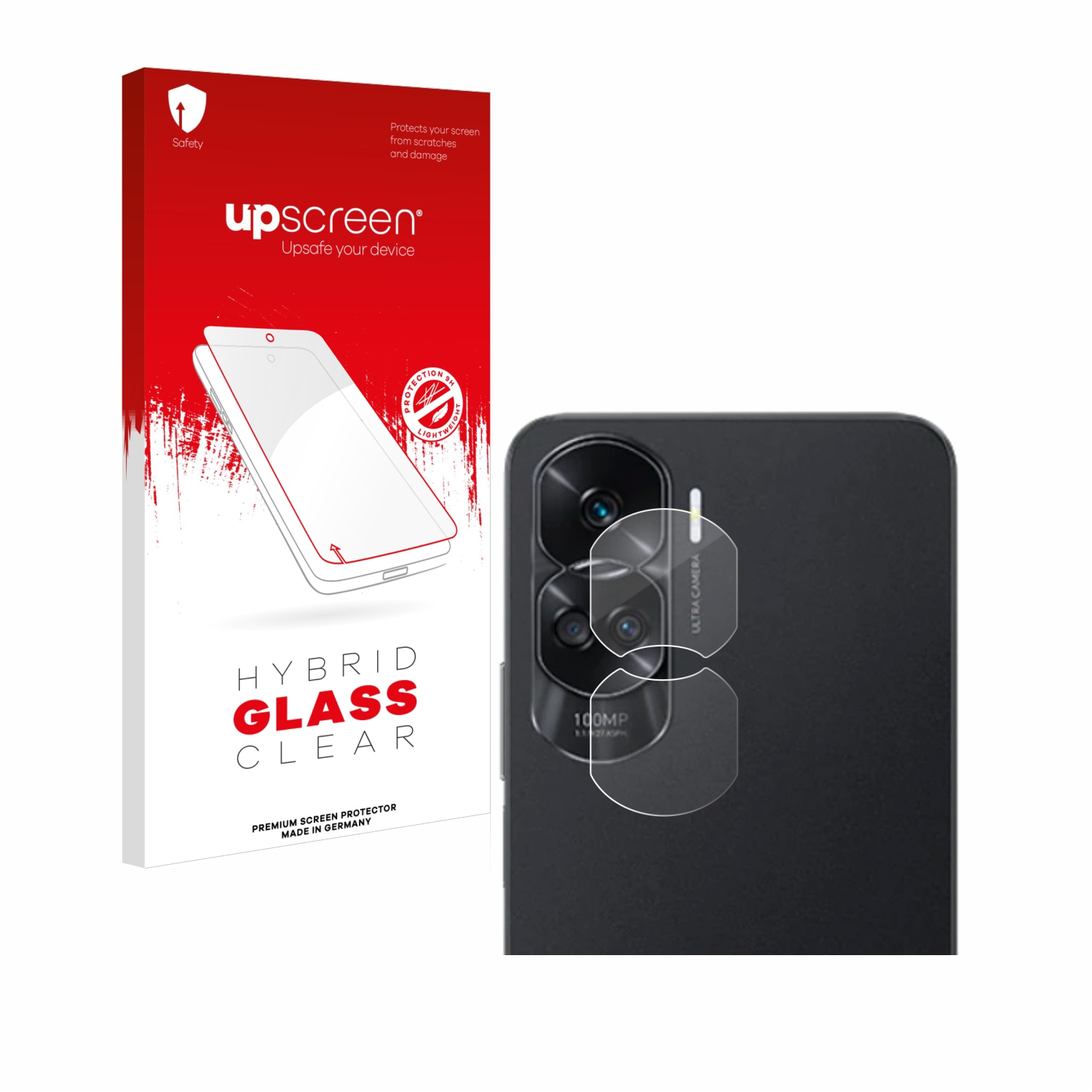 čirá skleněná fólie upscreen Hybrid Glas pro Honor 90 Lite (pouze kamera)