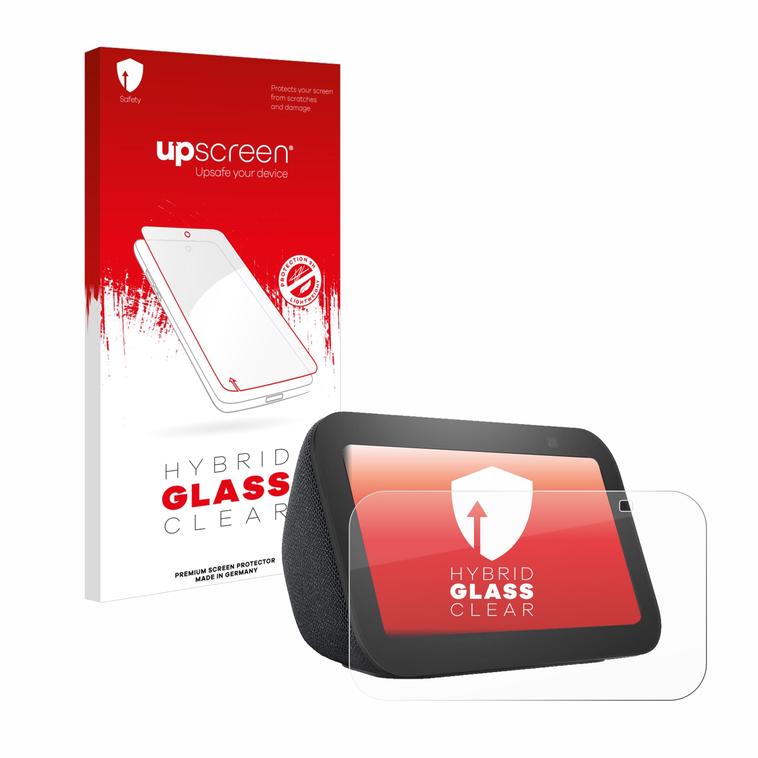 čirá skleněná fólie upscreen Hybrid Glas pro Amazon Echo Show 5 (3. Gen.)
