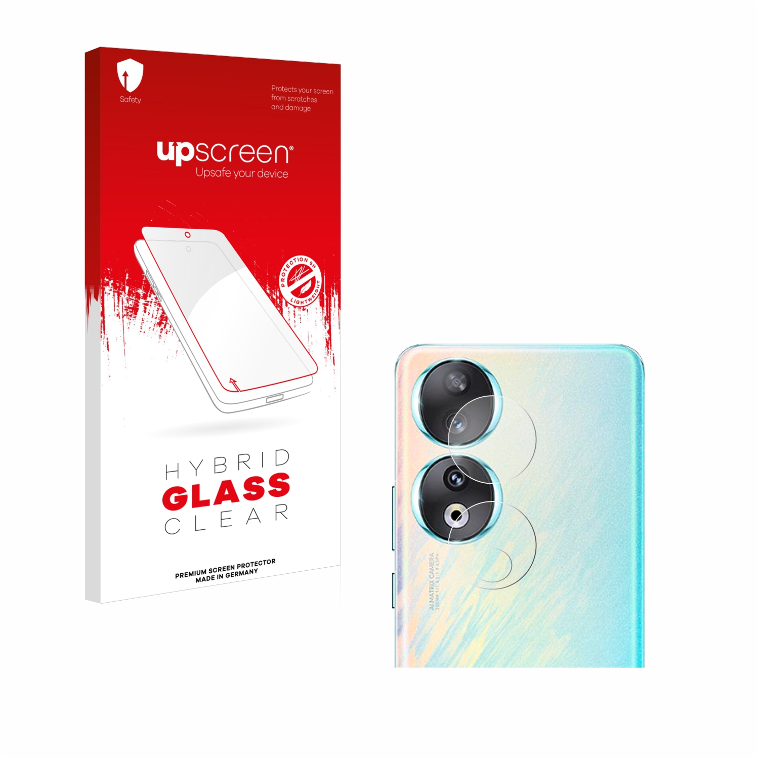 čirá skleněná fólie upscreen Hybrid Glas pro Honor 90 (pouze kamera)
