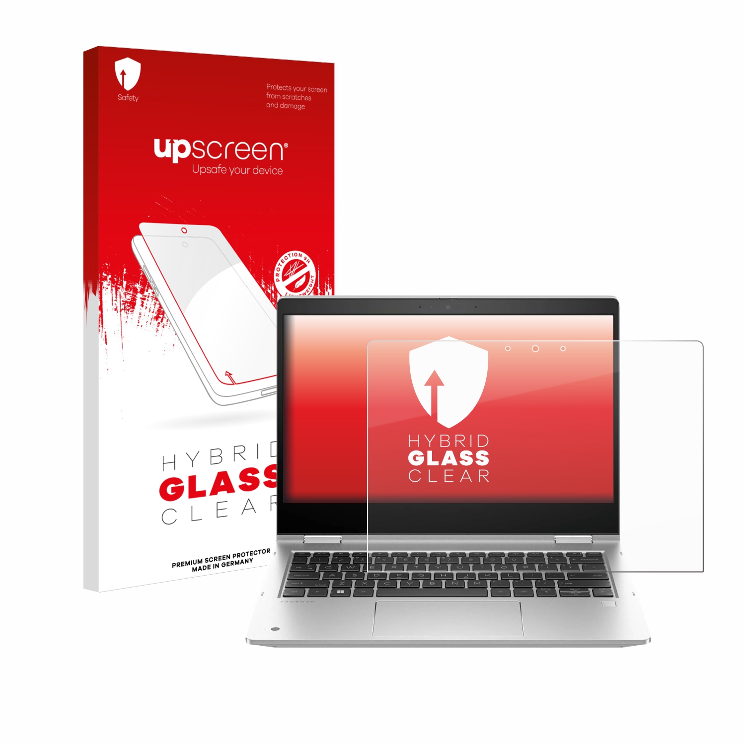čirá skleněná fólie upscreen Hybrid Glas pro HP ProBook x360 435 G10