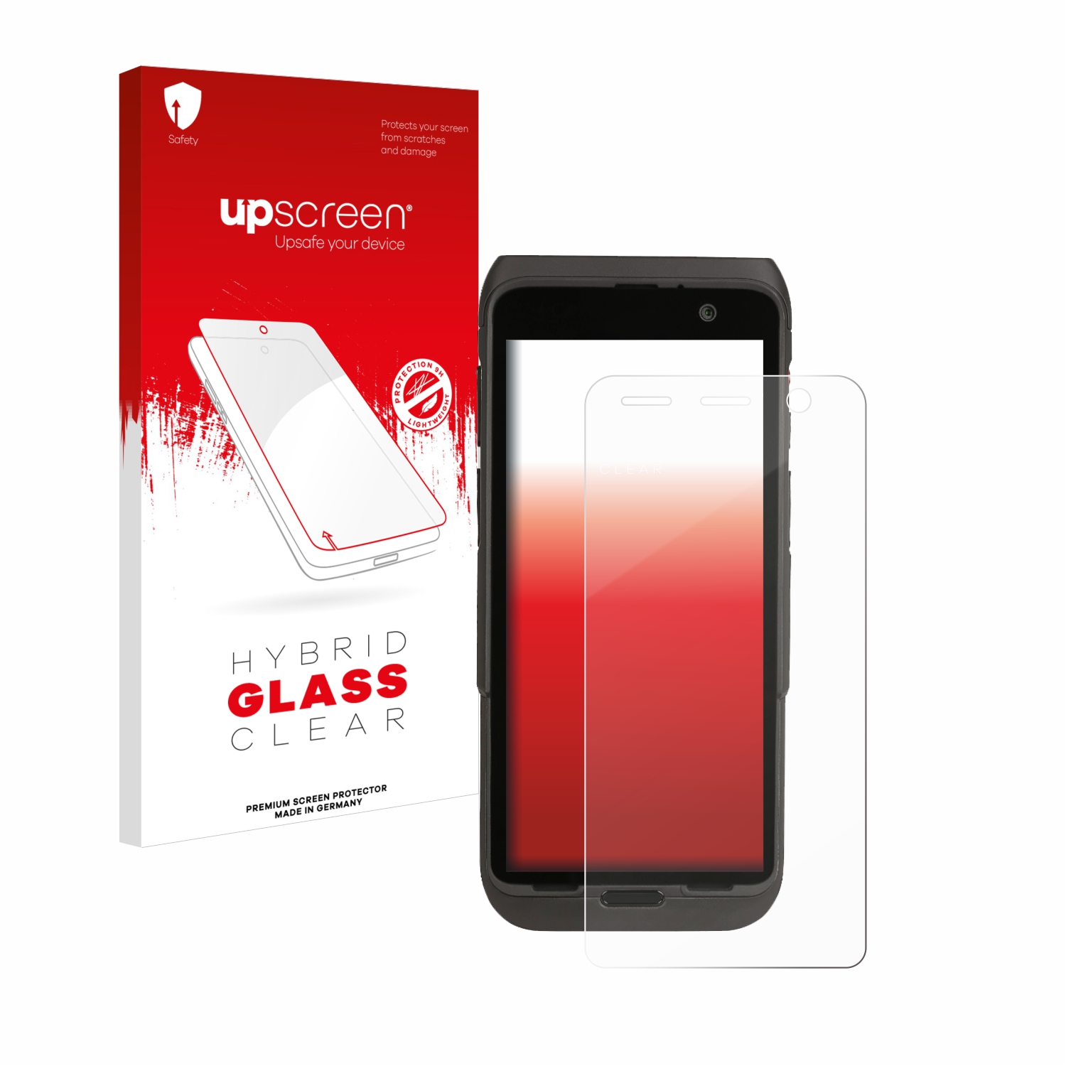 čirá skleněná fólie upscreen Hybrid Glas pro Honeywell CT47