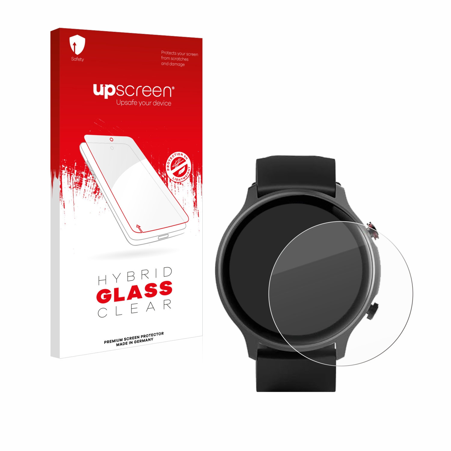 čirá skleněná fólie upscreen Hybrid Glas pro Hama Fit Watch 6910