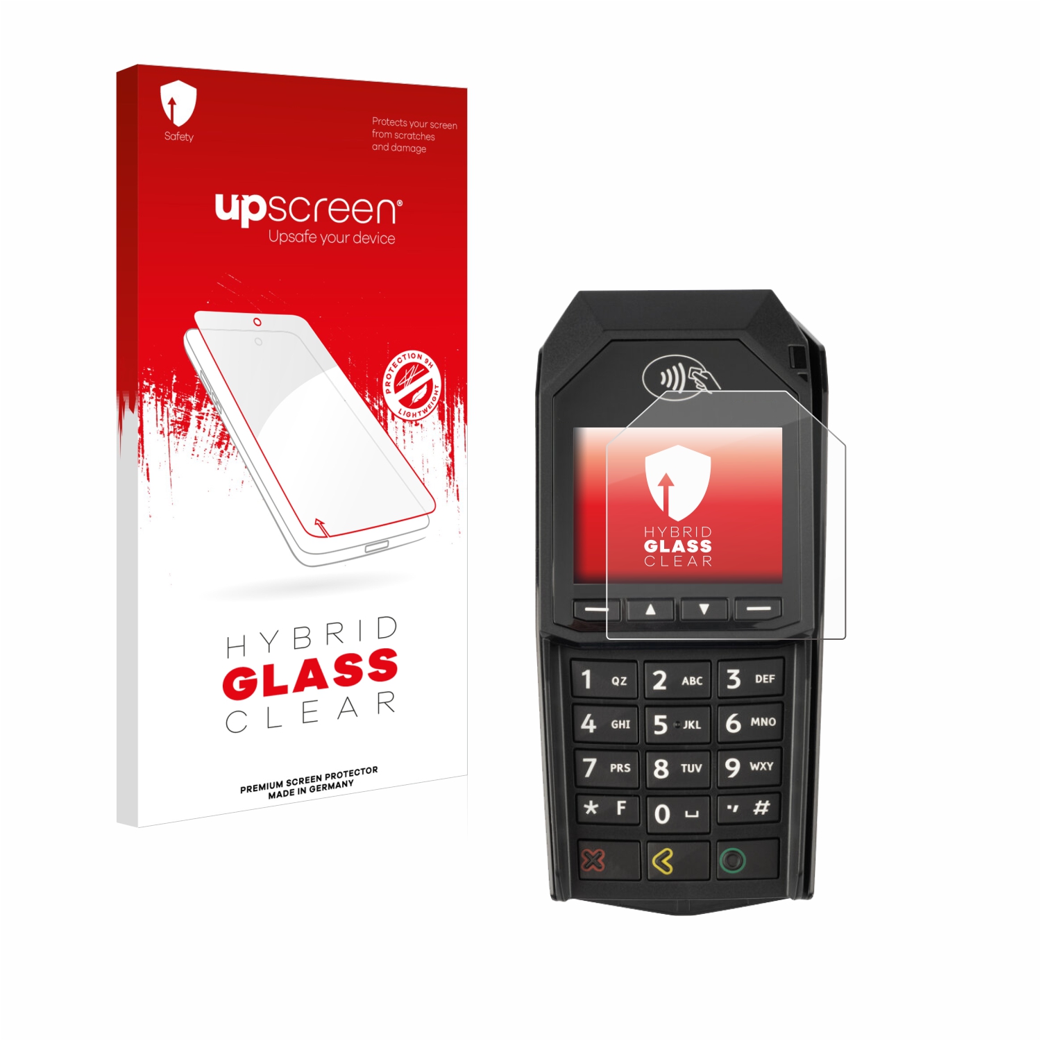 čirá skleněná fólie upscreen Hybrid Glas pro ingenico Lane/3000 (non-touch)