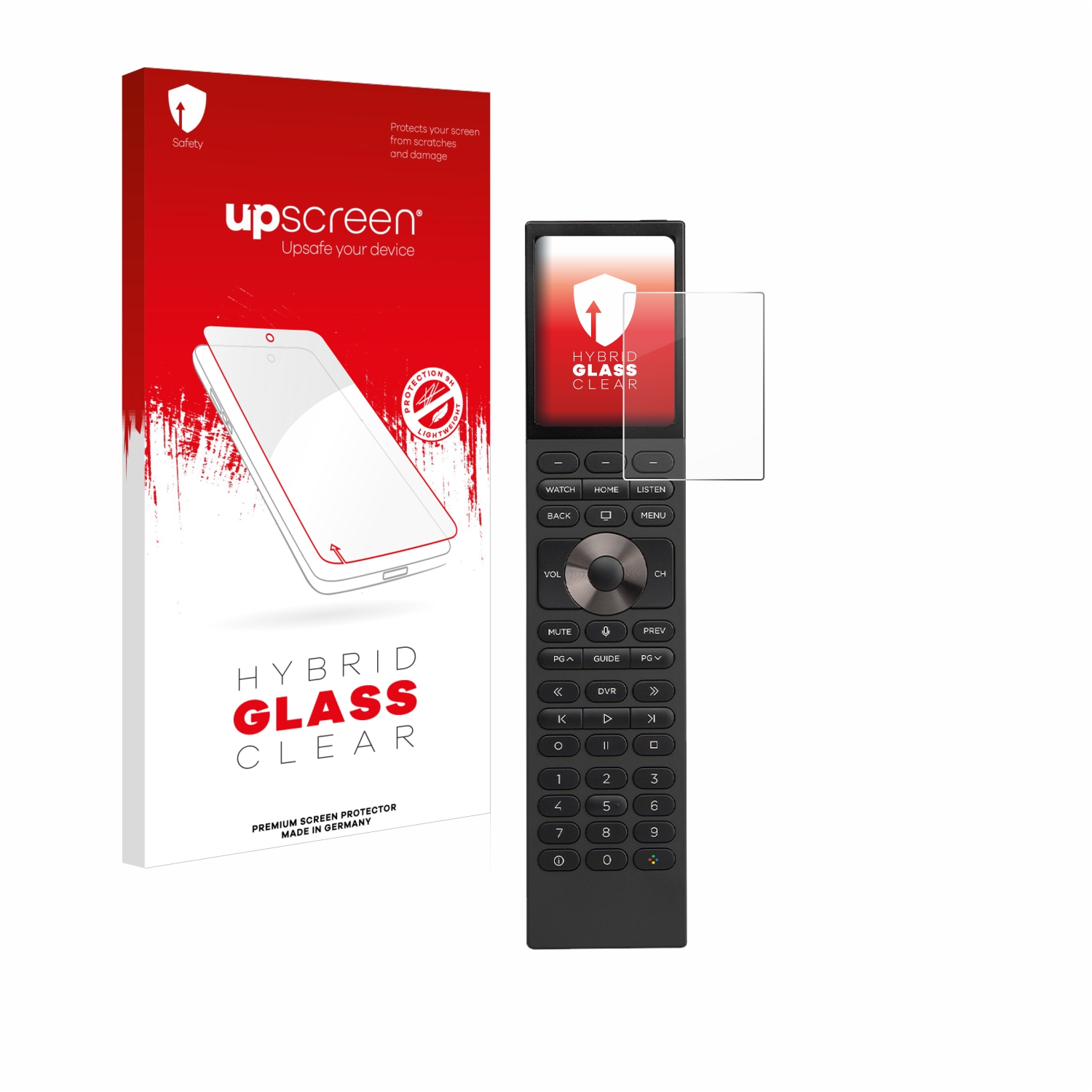 čirá skleněná fólie upscreen Hybrid Glas pro Control 4 Halo Remote