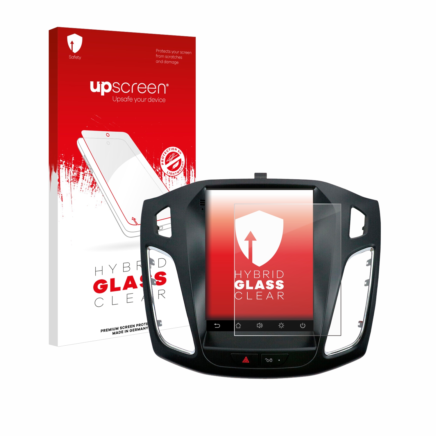 čirá skleněná fólie upscreen Hybrid Glas pro Isudar Ford/Focus MK3 2012?2019