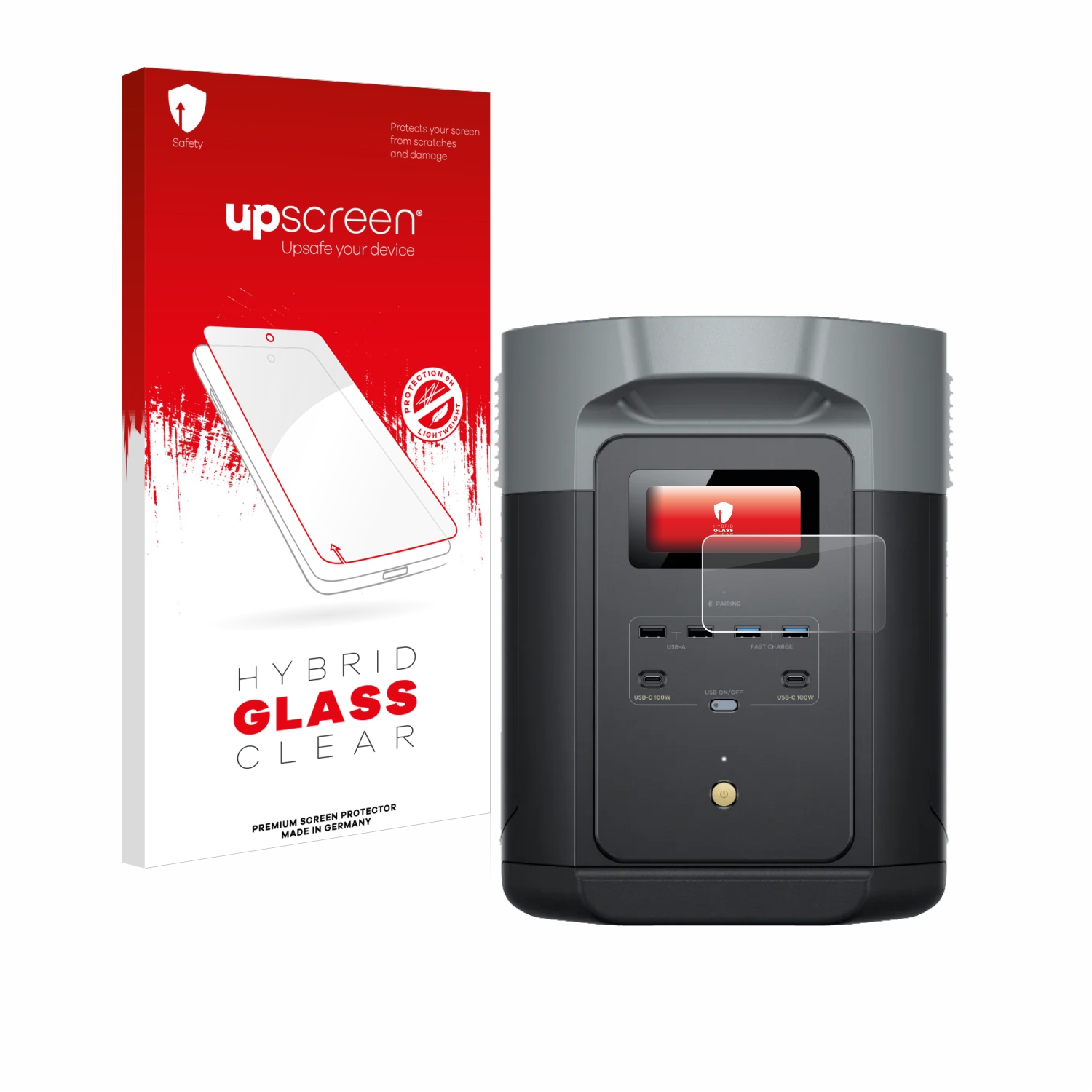 čirá skleněná fólie upscreen Hybrid Glas pro EcoFlow DELTA 2 Max