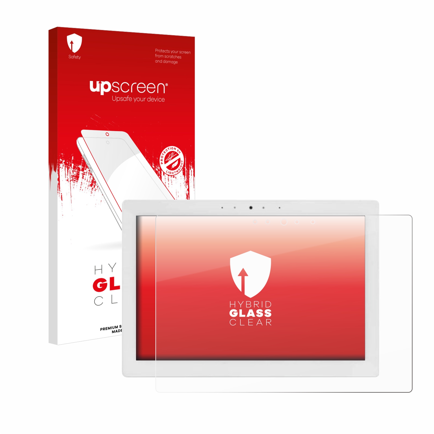 čirá skleněná fólie upscreen Hybrid Glas pro Control 4 T4 8 In-Wall Touchscreen PoE