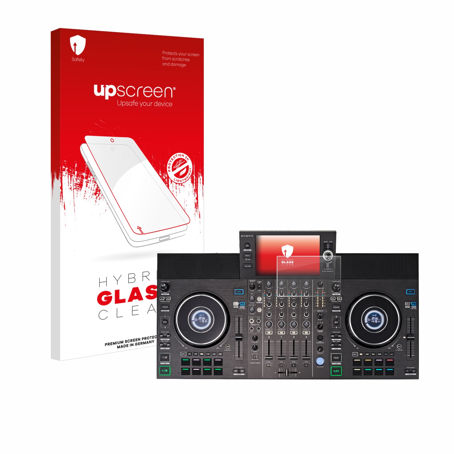 čirá skleněná fólie upscreen Hybrid Glas pro Denon DJ SC LIVE 4