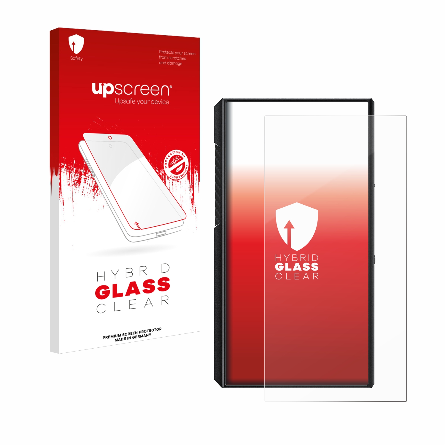 čirá skleněná fólie upscreen Hybrid Glas pro FiiO M11 Plus
