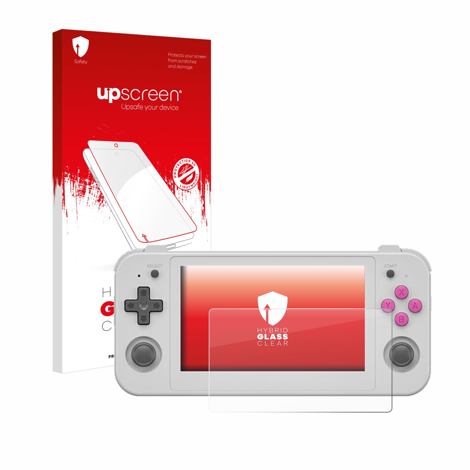 čirá skleněná fólie upscreen Hybrid Glas pro Anbernic RG505