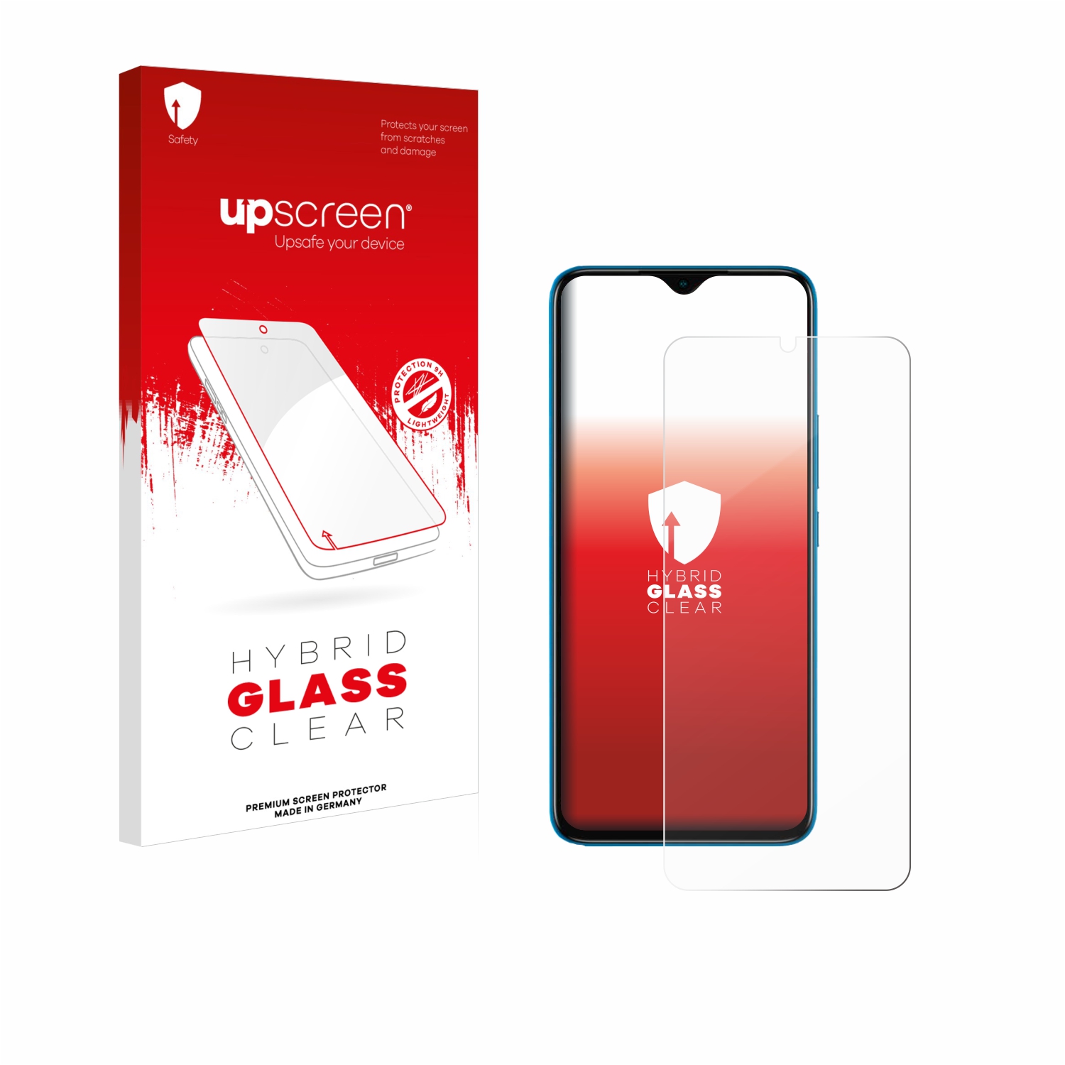 čirá skleněná fólie upscreen Hybrid Glas pro Infinix Smart 6 HD