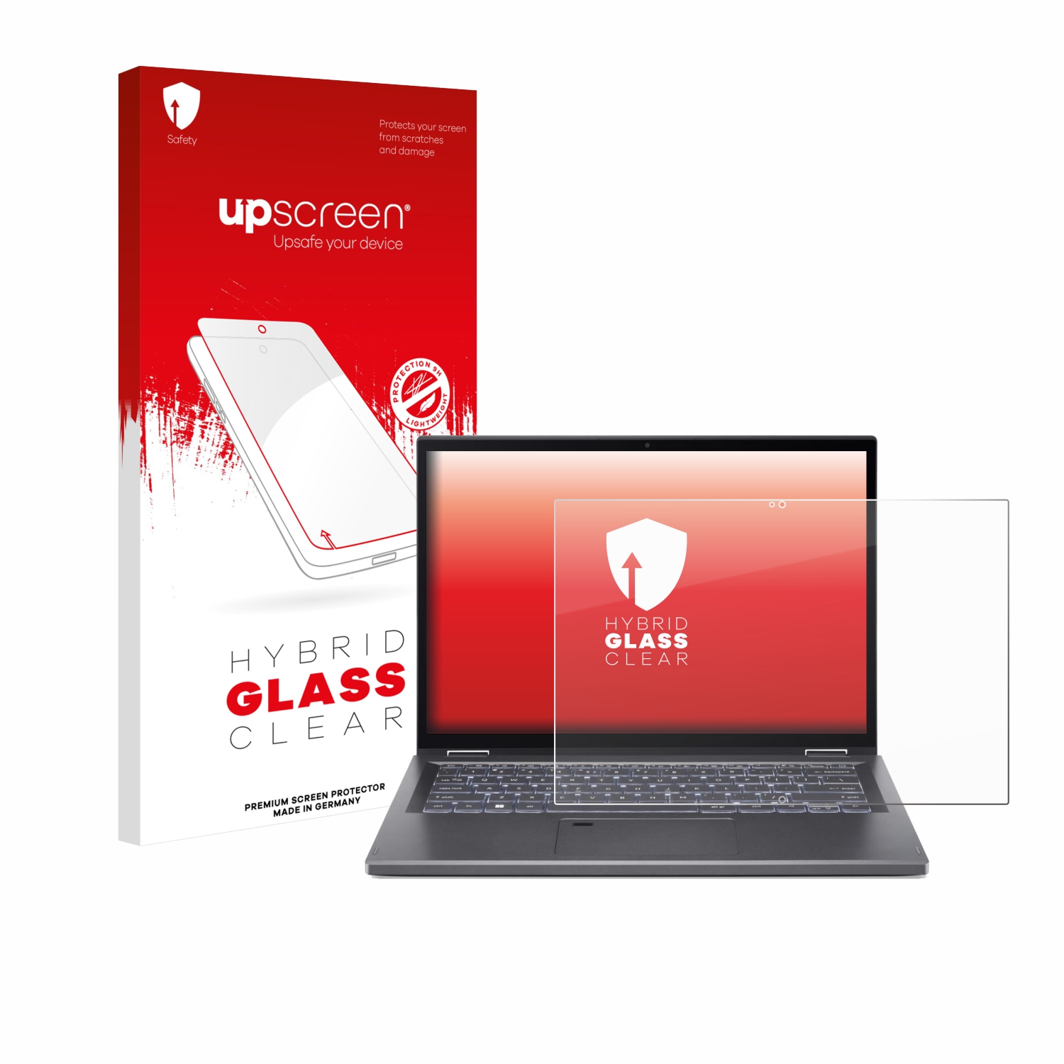 čirá skleněná fólie upscreen Hybrid Glas pro Acer Aspire 5 Spin 14