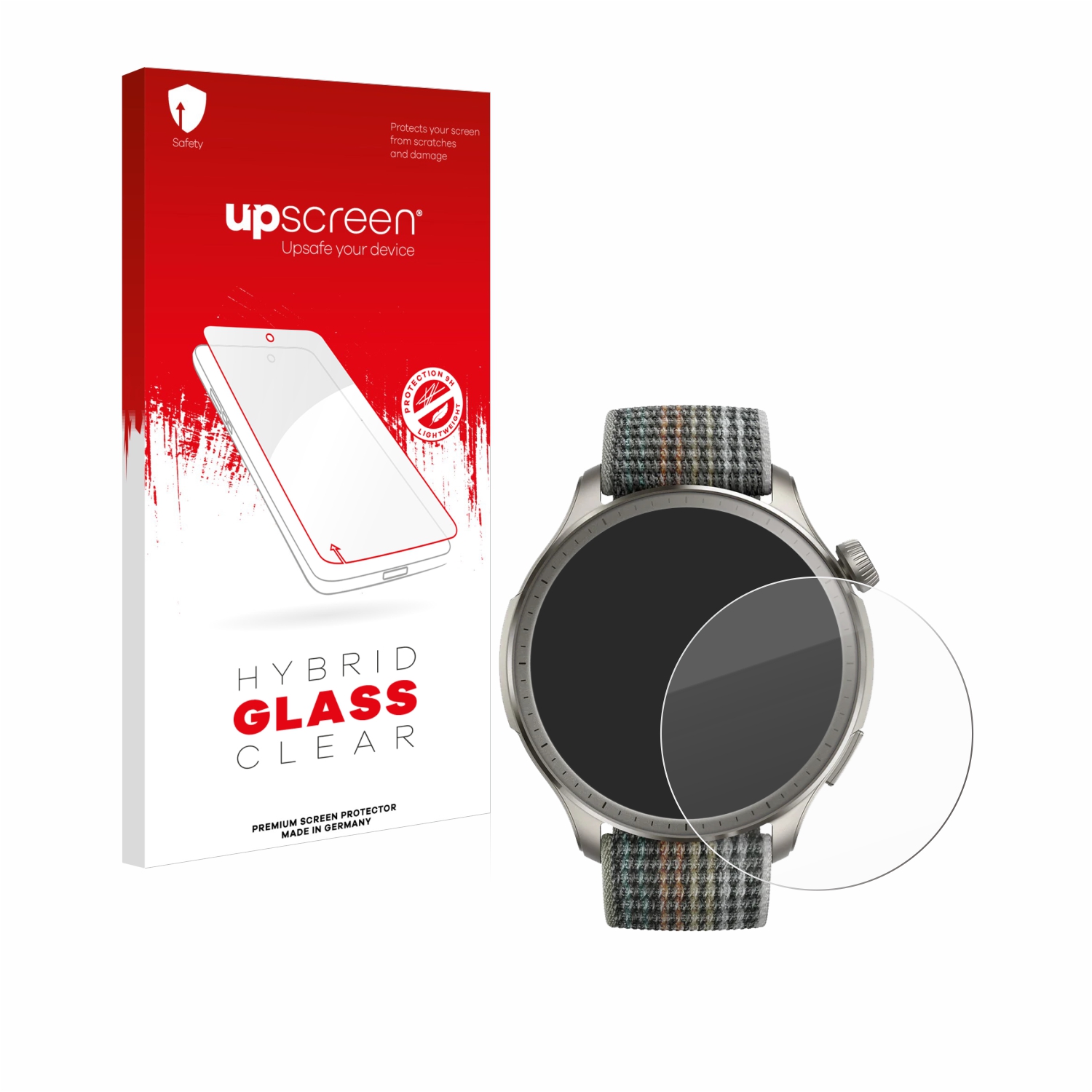čirá skleněná fólie upscreen Hybrid Glas pro Huami Amazfit Balance