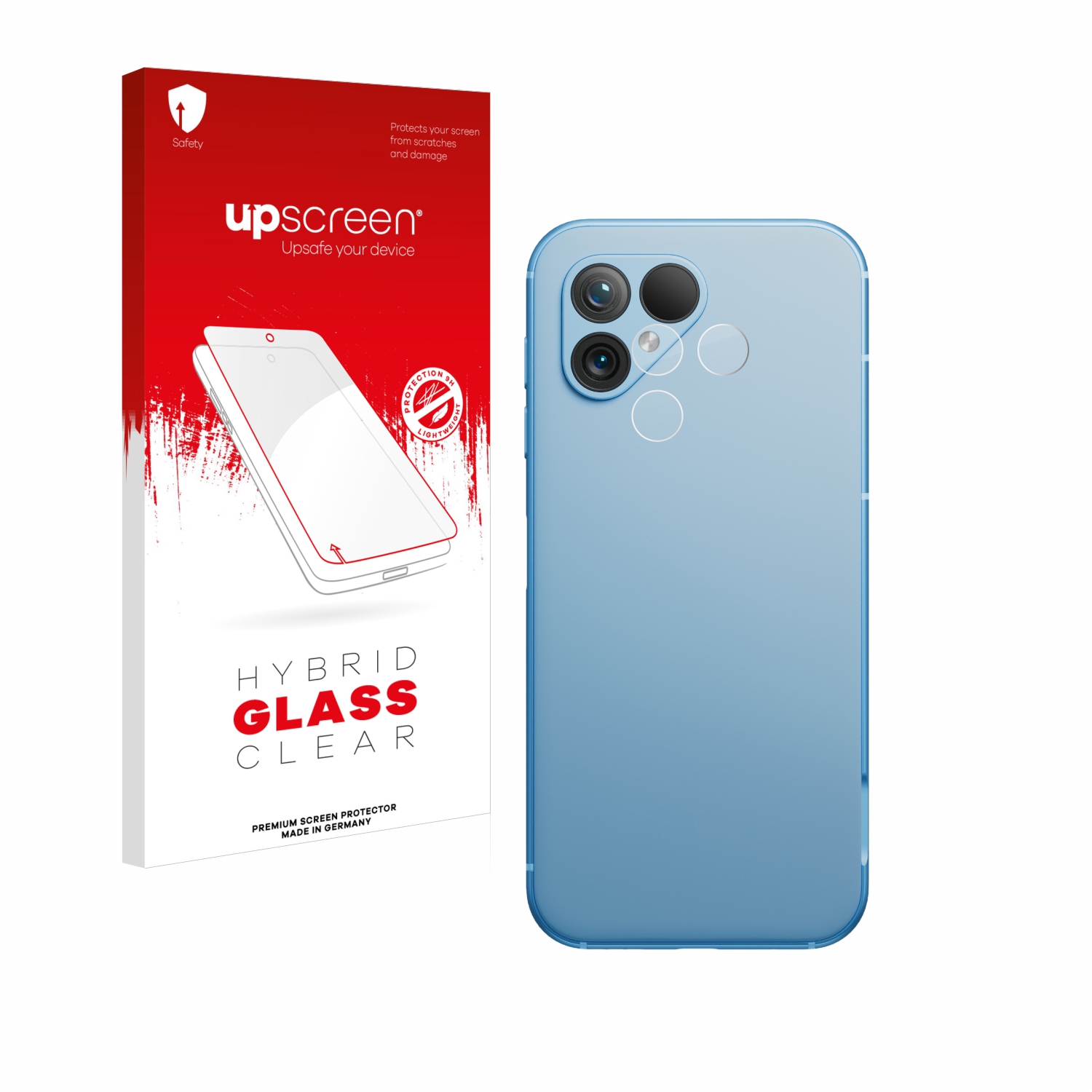 čirá skleněná fólie upscreen Hybrid Glas pro Fairphone 5 (pouze kamera)