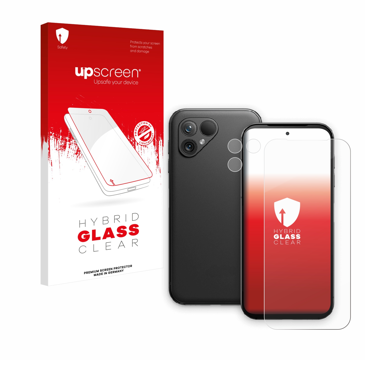 čirá skleněná fólie upscreen Hybrid Glas pro Fairphone 5 (displej+Kamera)