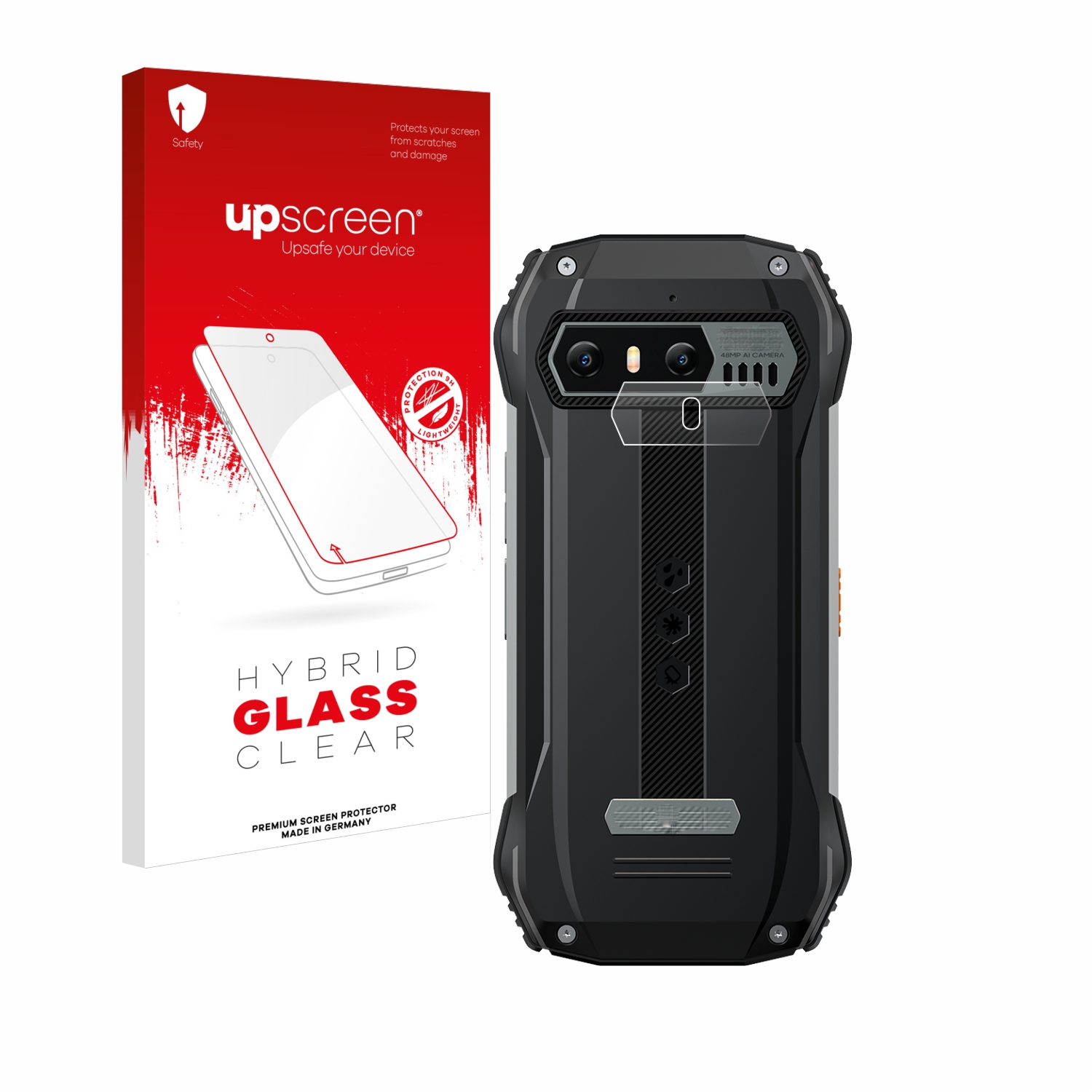 čirá skleněná fólie upscreen Hybrid Glas pro Blackview N6000 (pouze kamera)