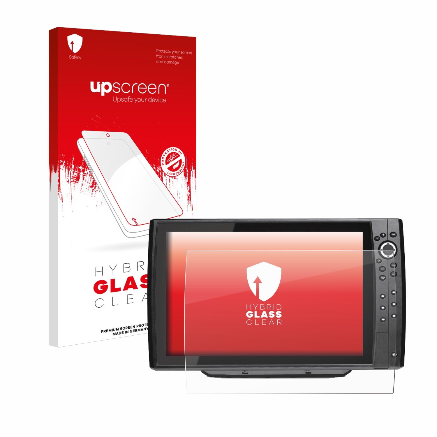 čirá skleněná fólie upscreen Hybrid Glas pro Humminbird Helix 15 CHIRP MSI+ G4N