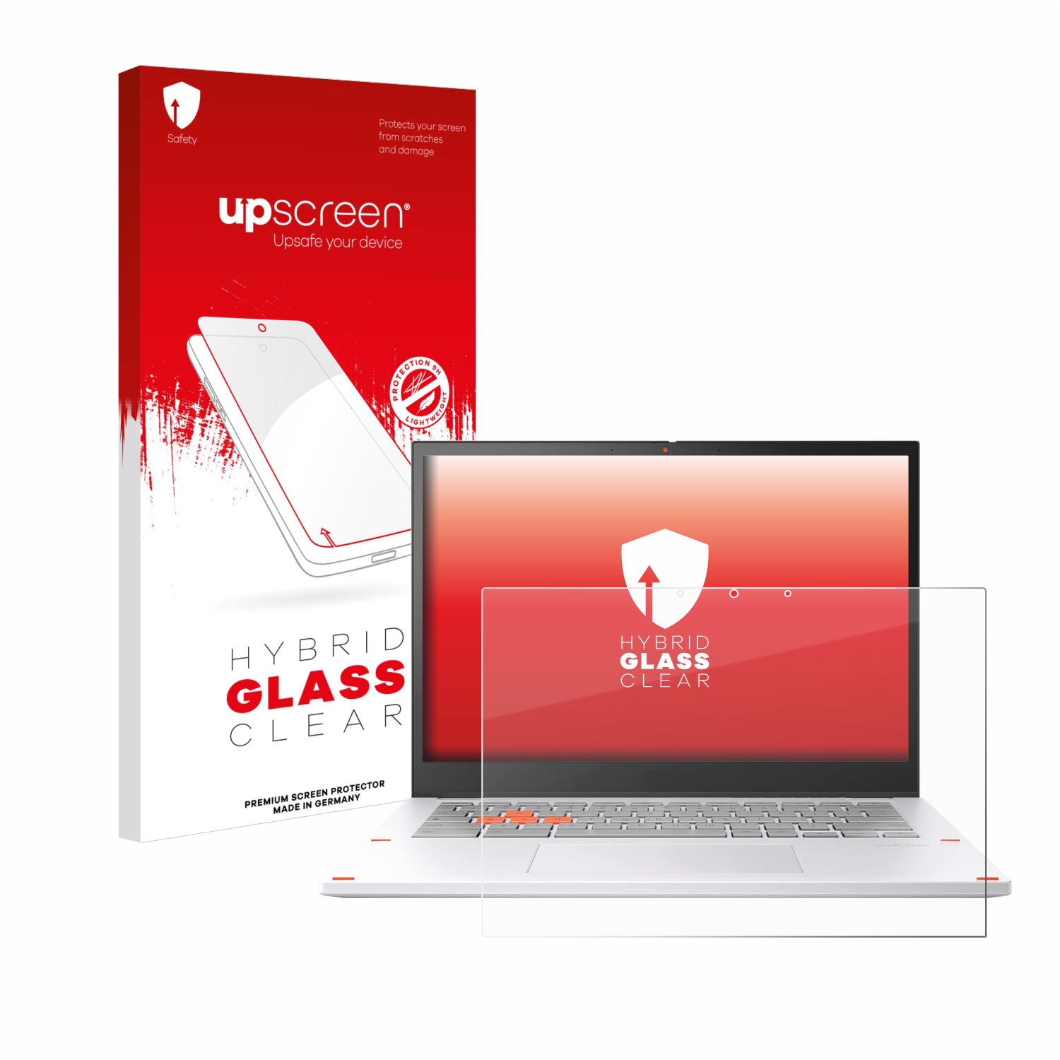 čirá skleněná fólie upscreen Hybrid Glas pro ASUS Chromebook Vibe CX34 Flip
