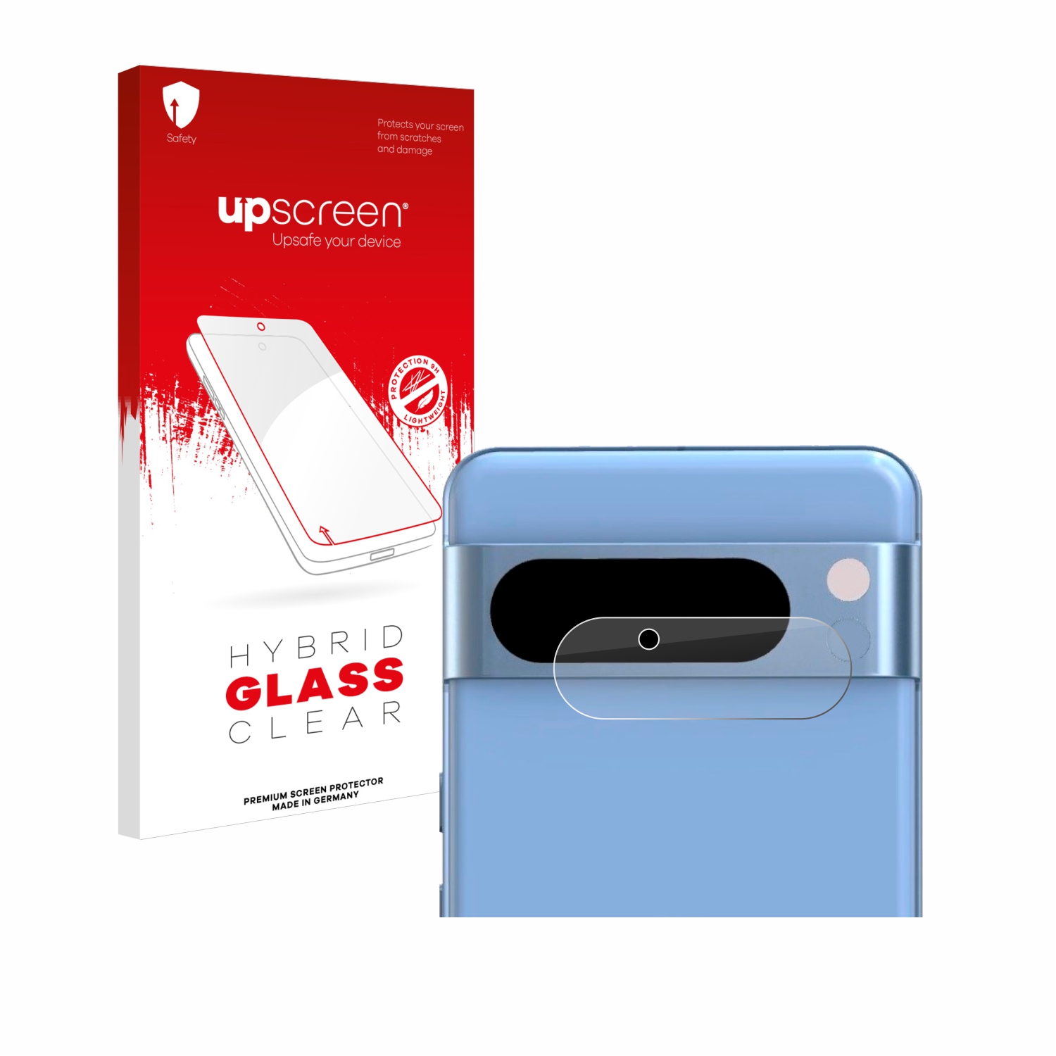čirá skleněná fólie upscreen Hybrid Glas pro Google Pixel 8 Pro (pouze kamera)