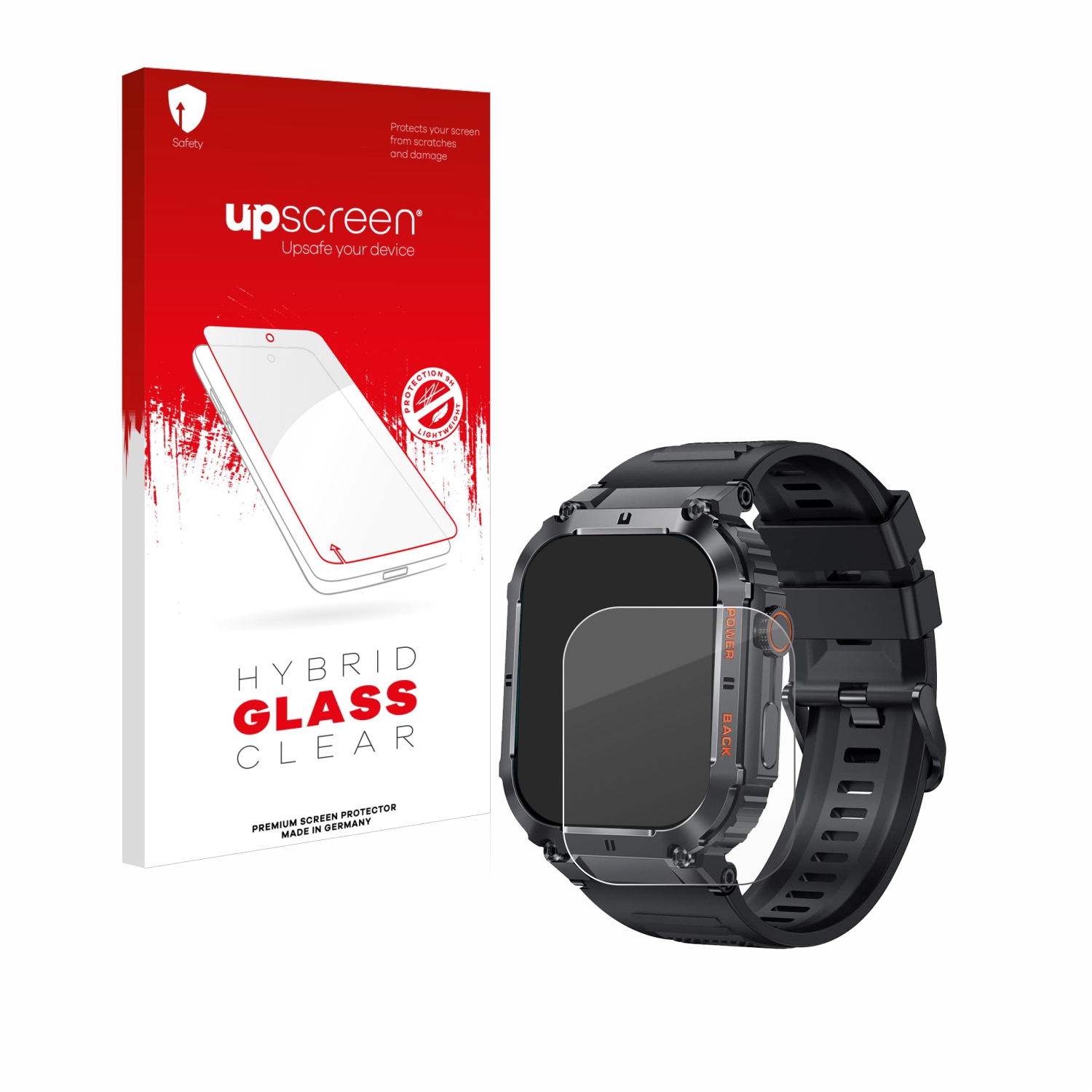 čirá skleněná fólie upscreen Hybrid Glas pro GaWear K57PRO 1.96