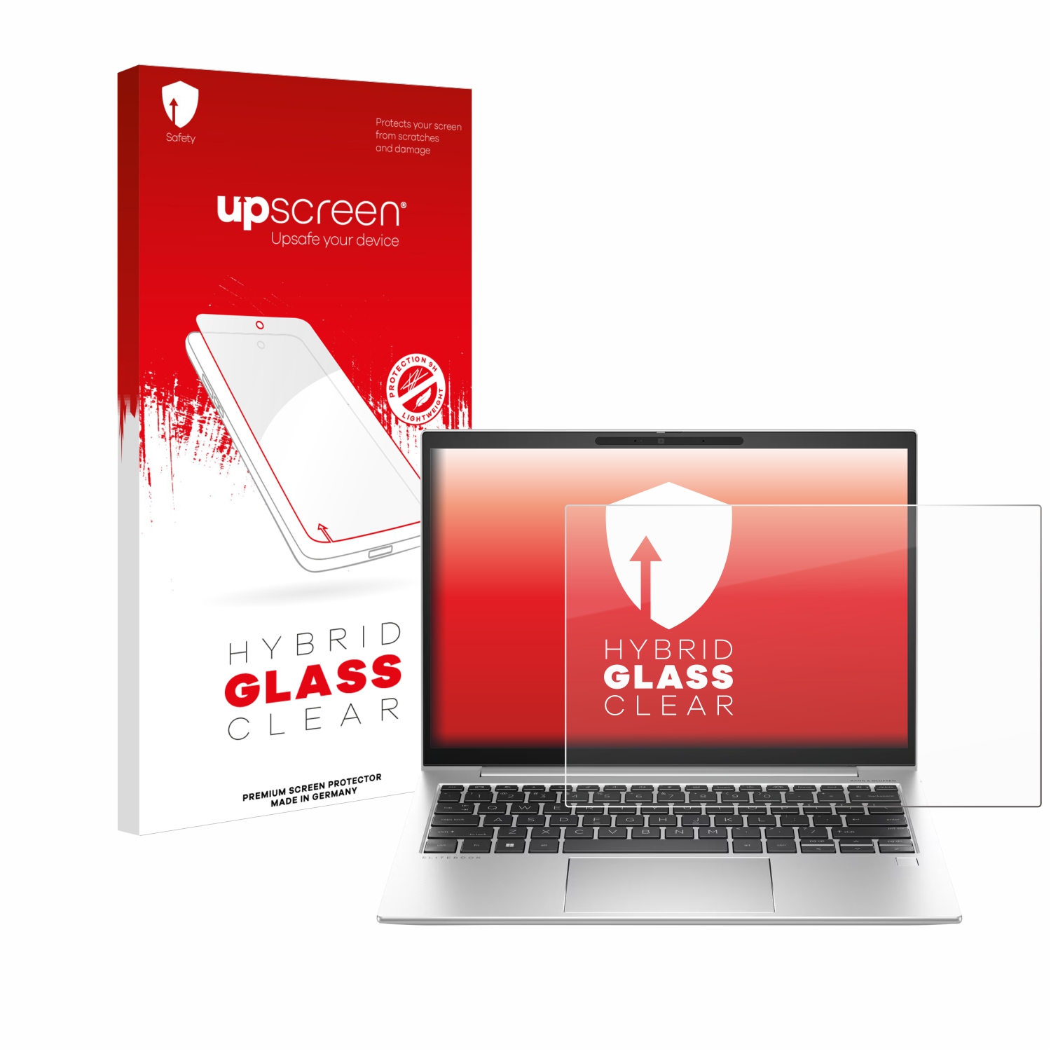 čirá skleněná fólie upscreen Hybrid Glas pro HP EliteBook 830 G10 Laptop-PC