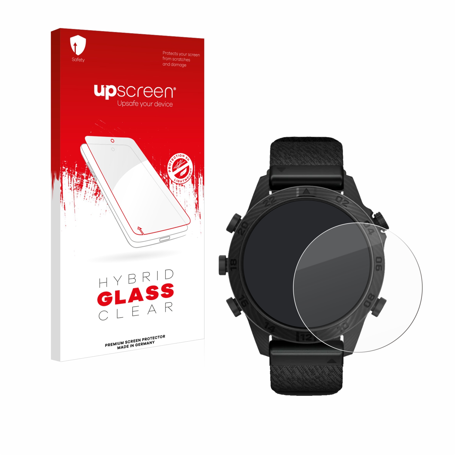 čirá skleněná fólie upscreen Hybrid Glas pro Garmin Marq Commander Gen 2