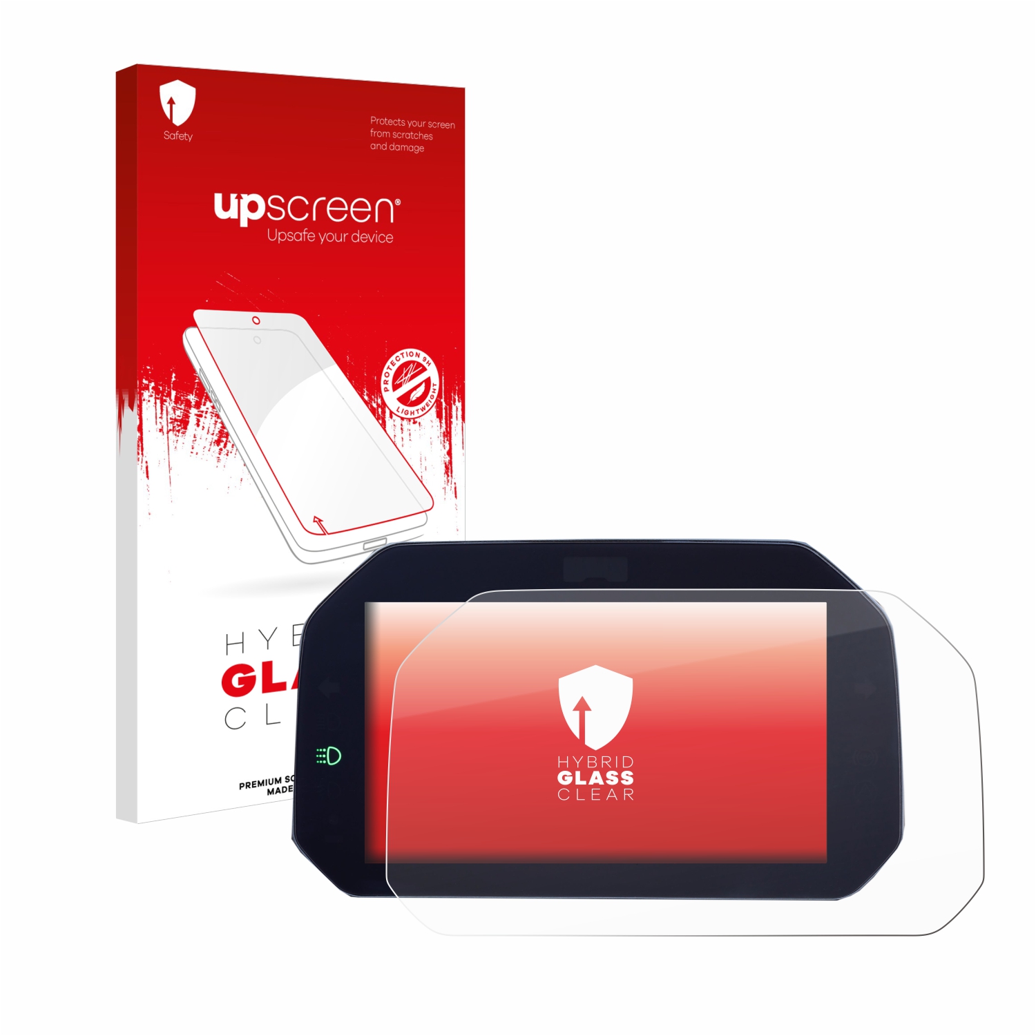 čirá skleněná fólie upscreen Hybrid Glas pro BMW R 1300 GS TFT 6.5