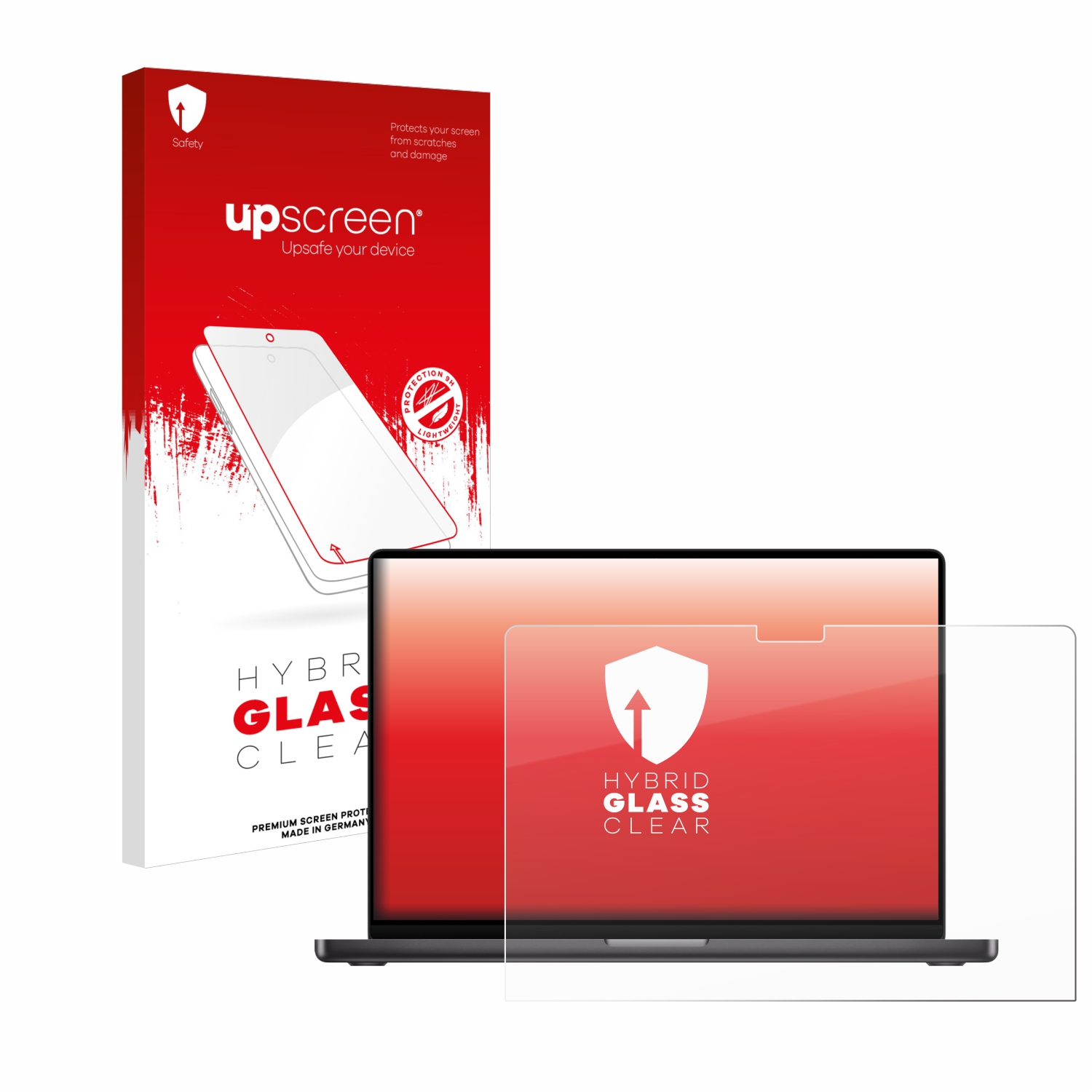 čirá skleněná fólie upscreen Hybrid Glas pro Apple MacBook Pro 14 2023 M3